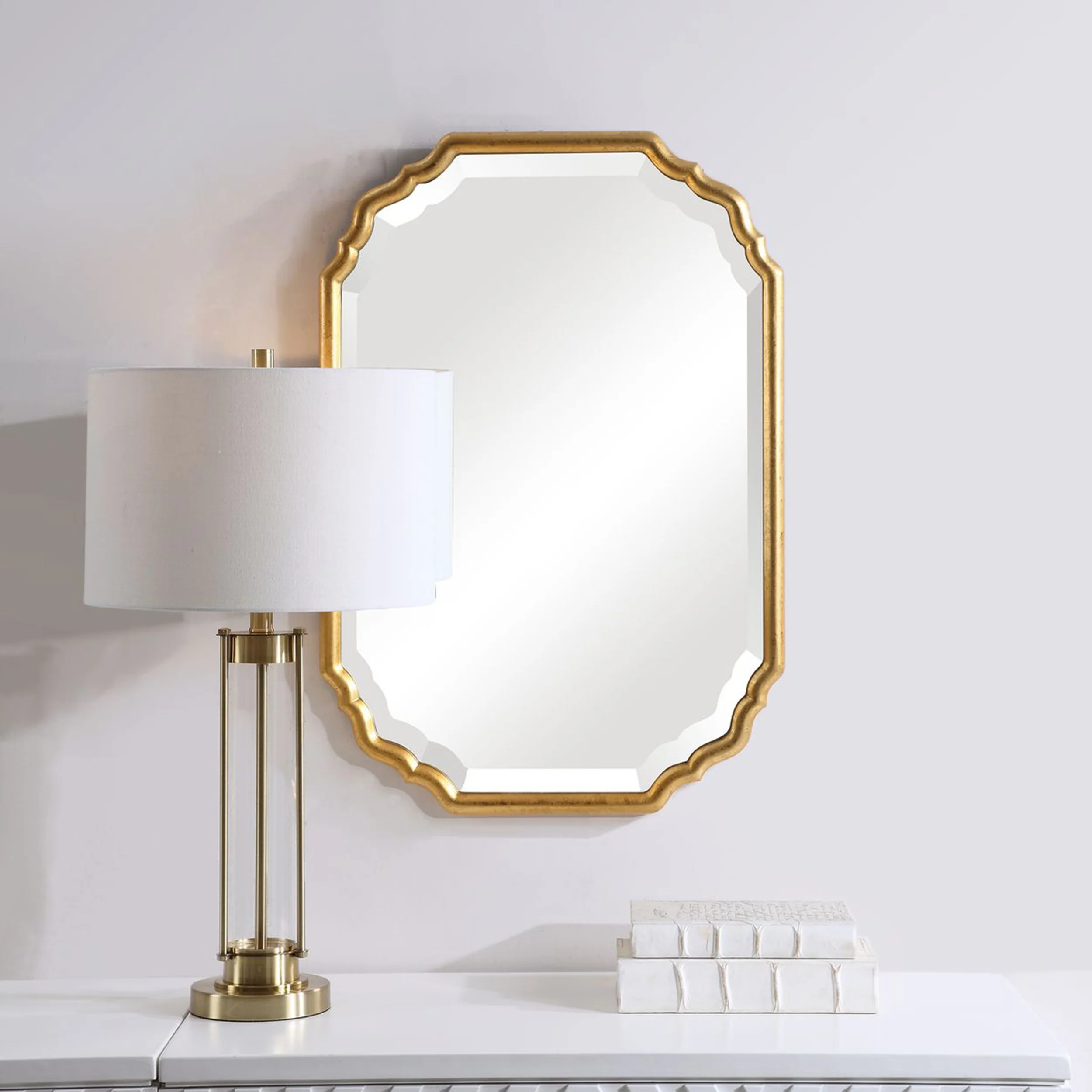 Brooks Mirror, Gold - Image 4