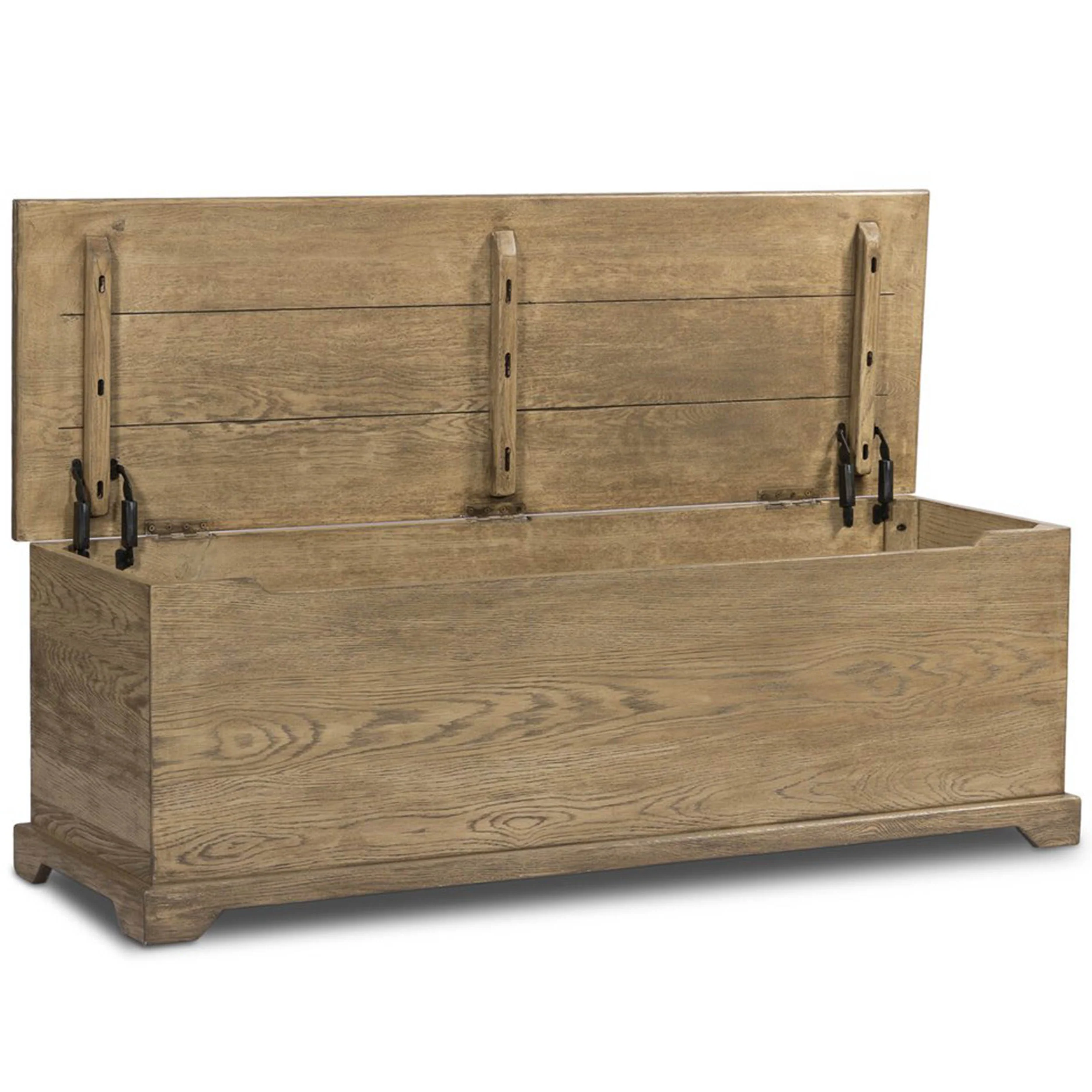 Quintin Trunk, Worn Oak - Image 4