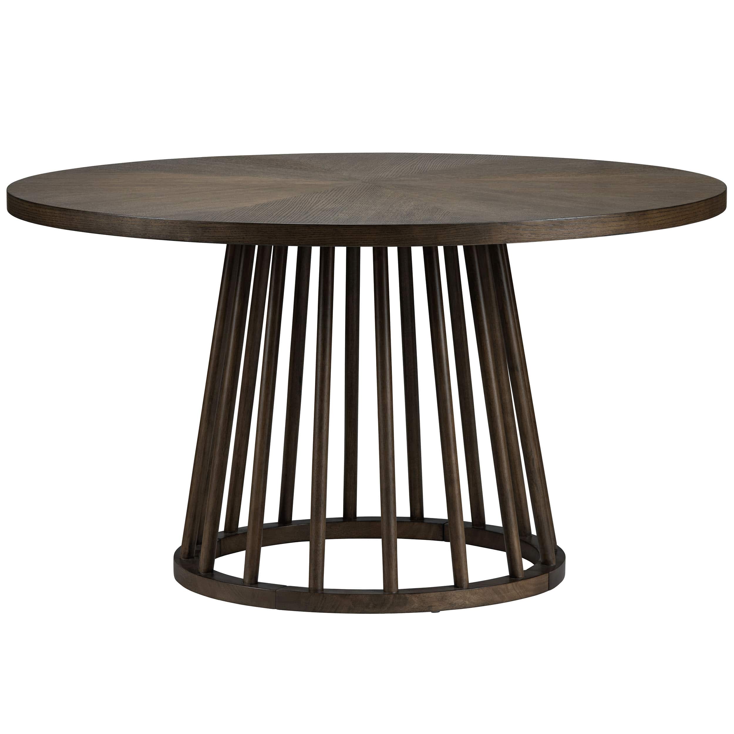Brunswick Round Dining Table, Brown