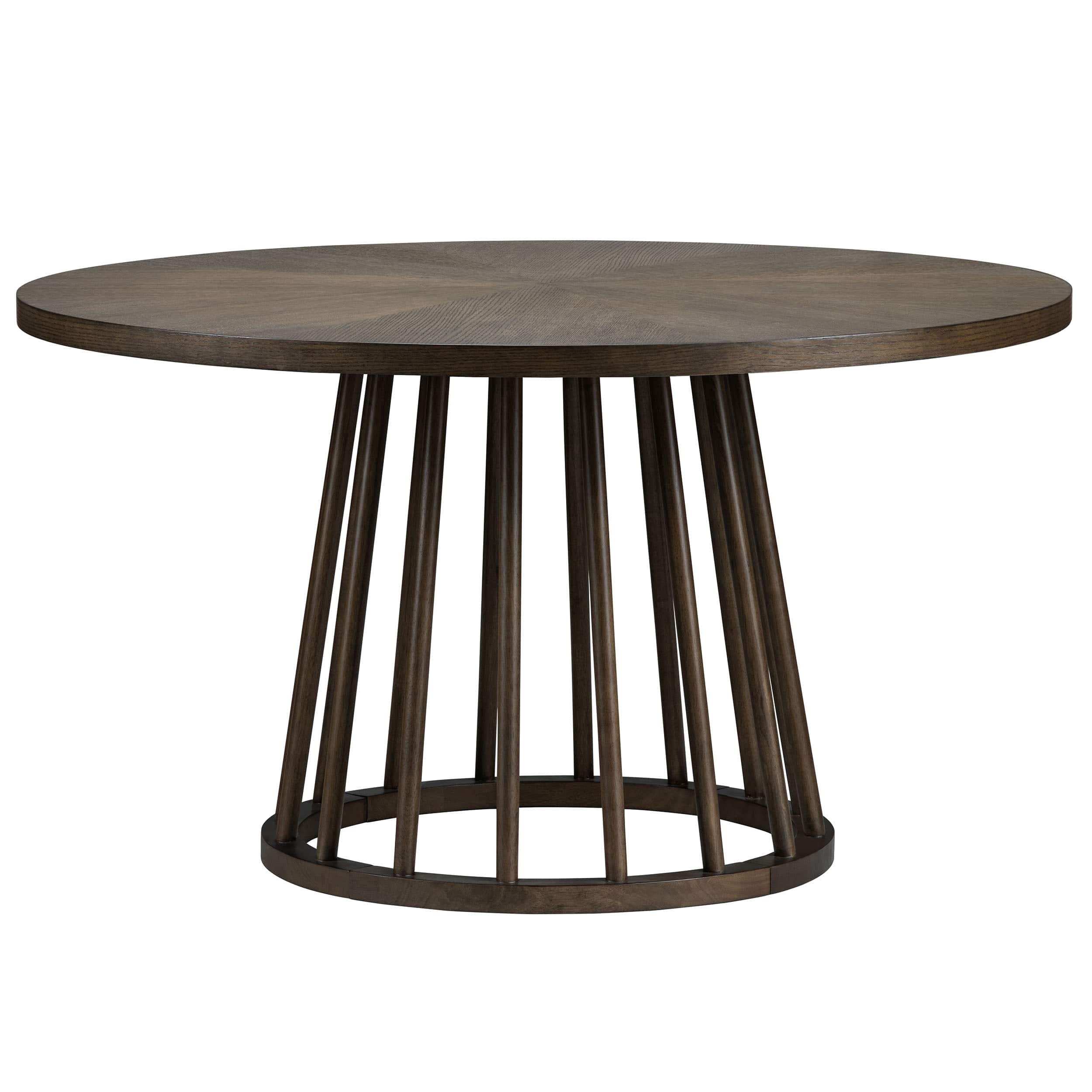 Brunswick Round Dining Table, Brown - Image 2