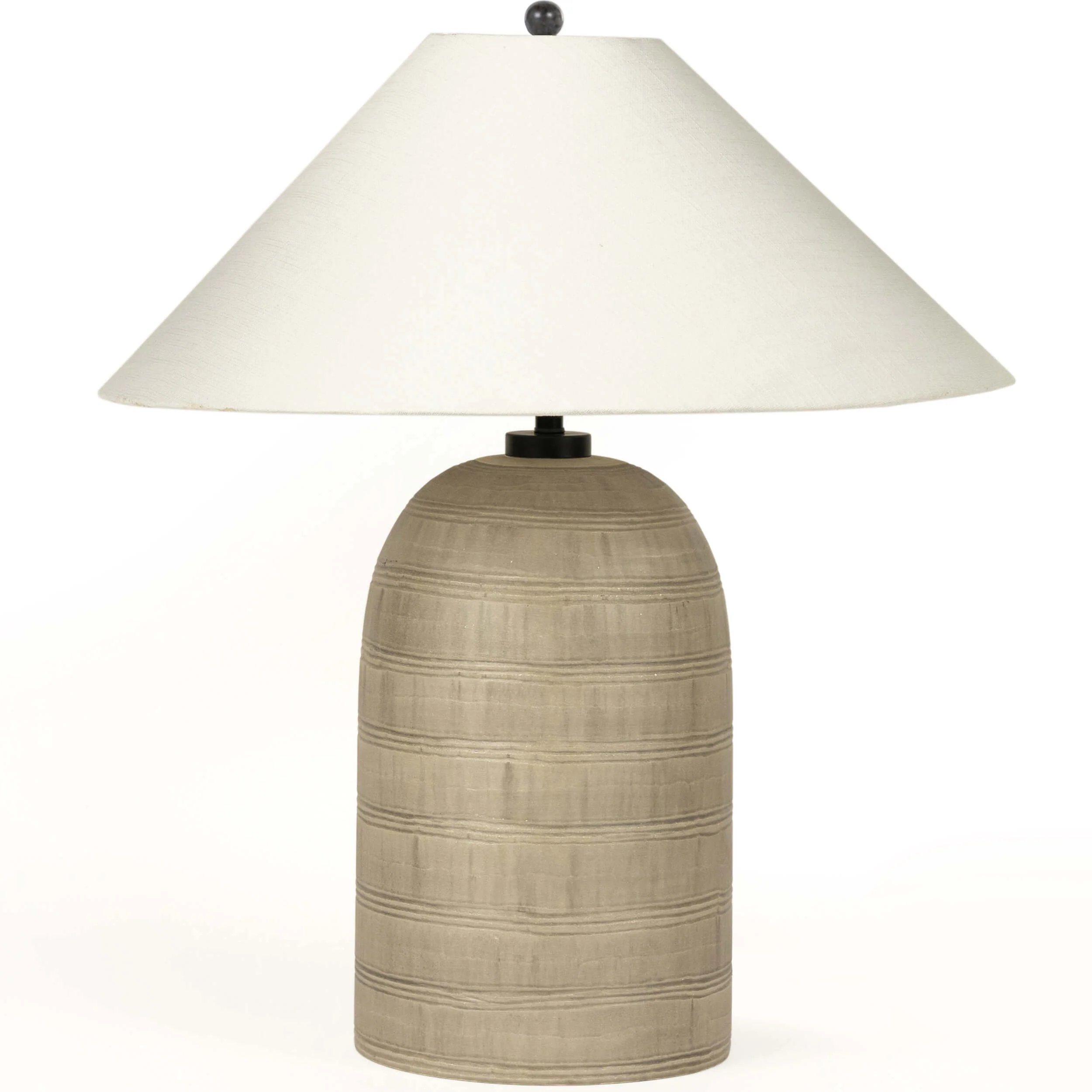 Brynner Table Lamp, Etched Silver by Four Hands - Image 2