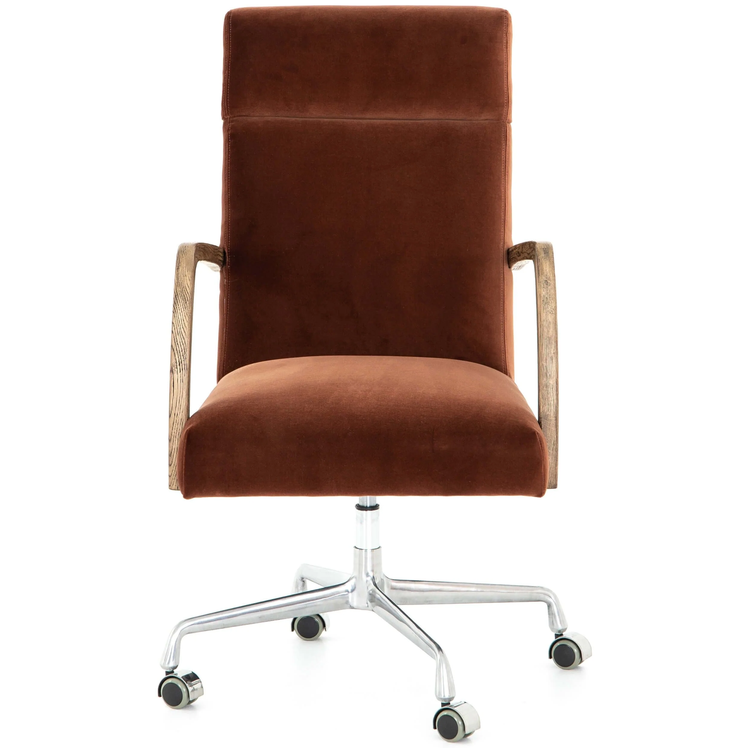 Bryson Desk Chair, Auburn by Four Hands - Image 2