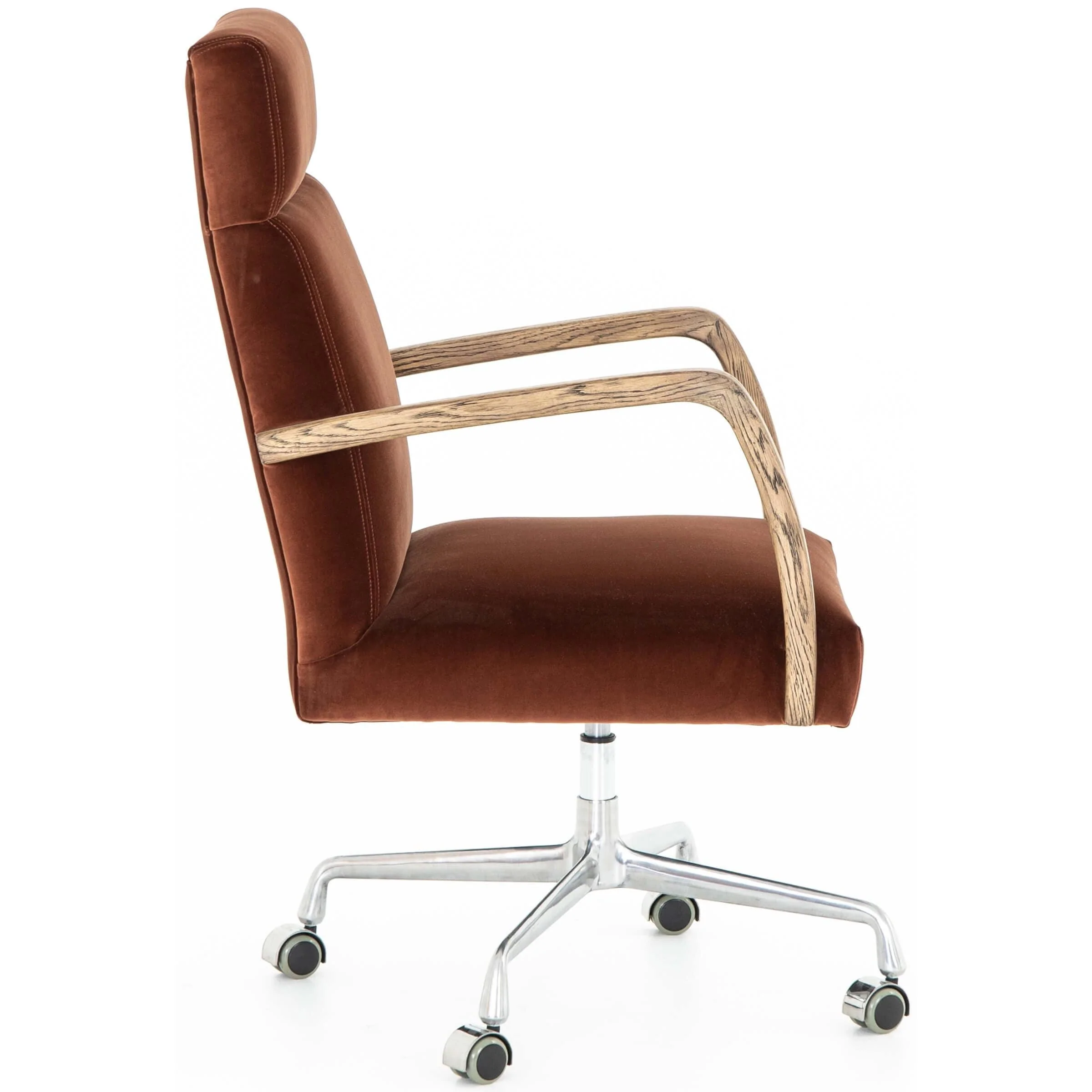 Bryson Desk Chair, Auburn by Four Hands - Image 3
