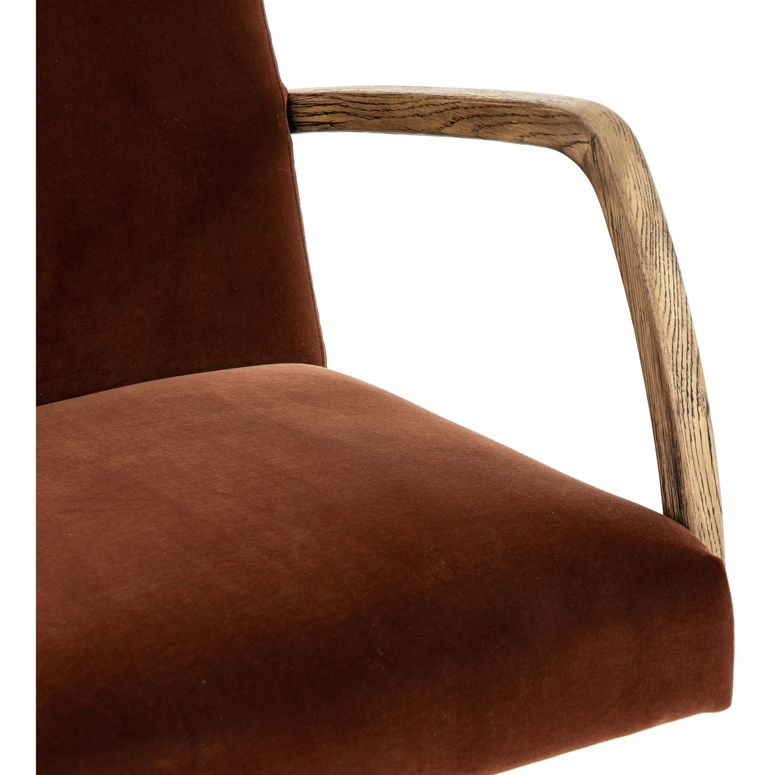 Bryson Desk Chair, Auburn by Four Hands - Image 9