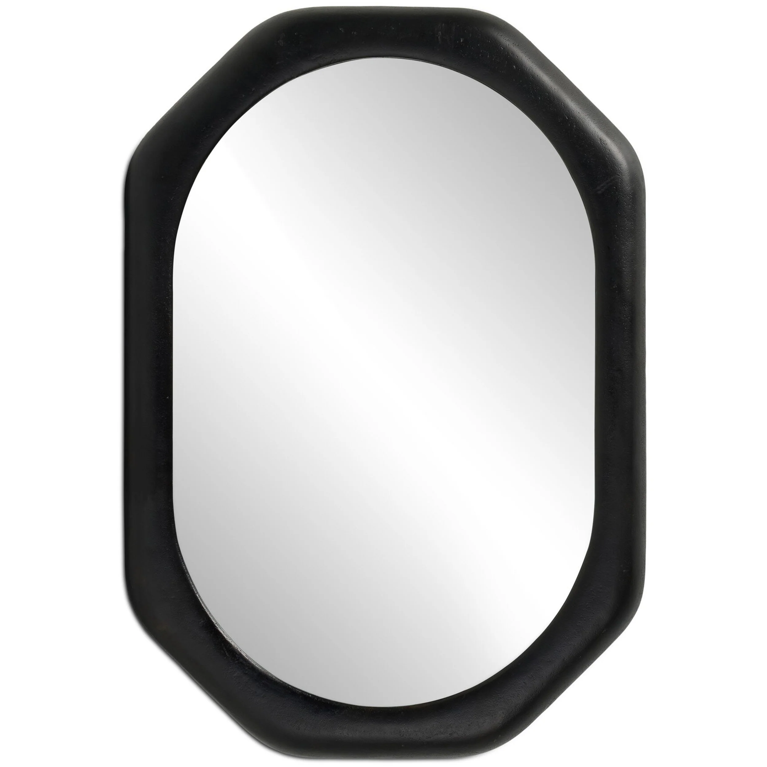 Brystol Wall Mirror, Black Antique by Four Hands - Image 3