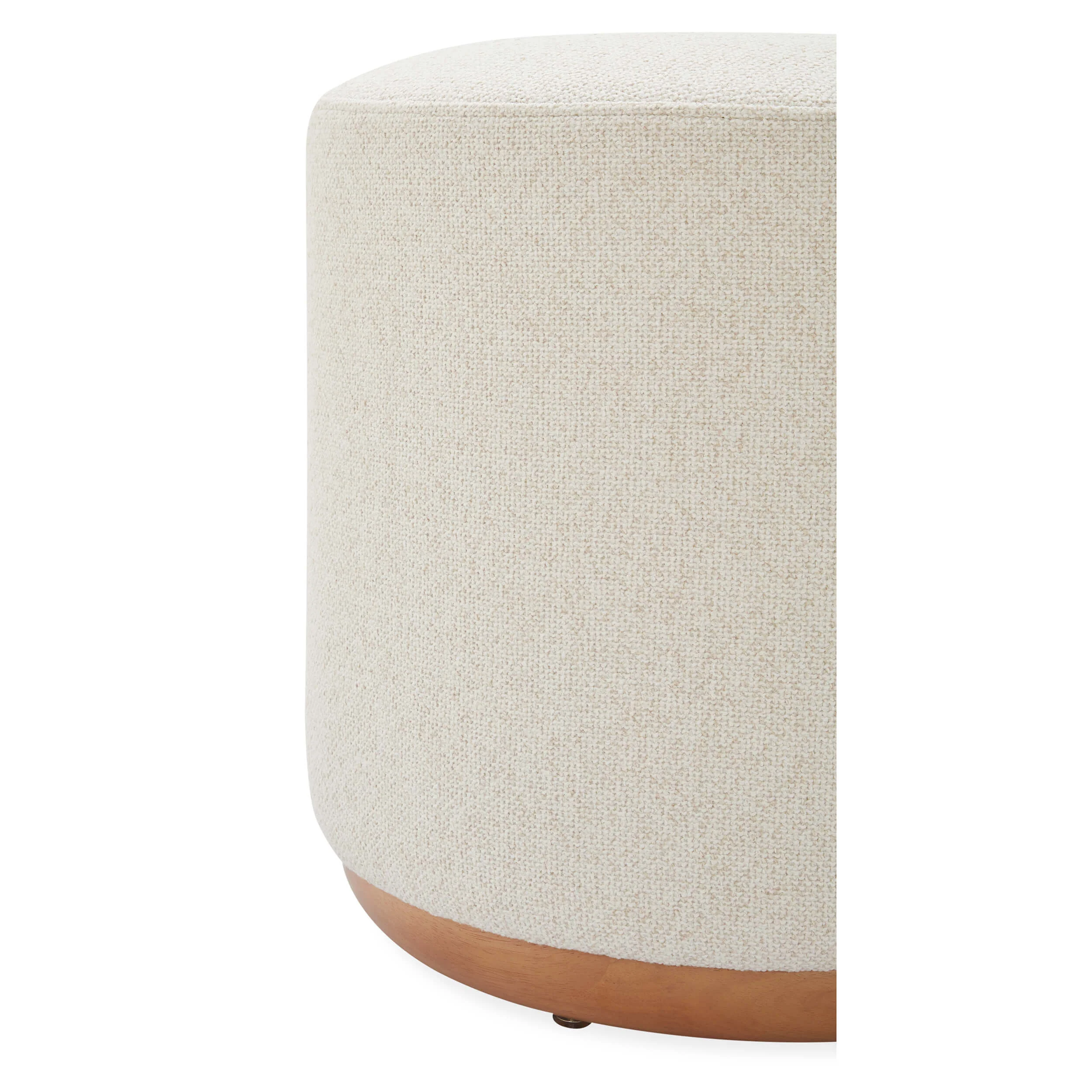 Burbank Ottoman, Lina Linen by Becki Owens - Image 3