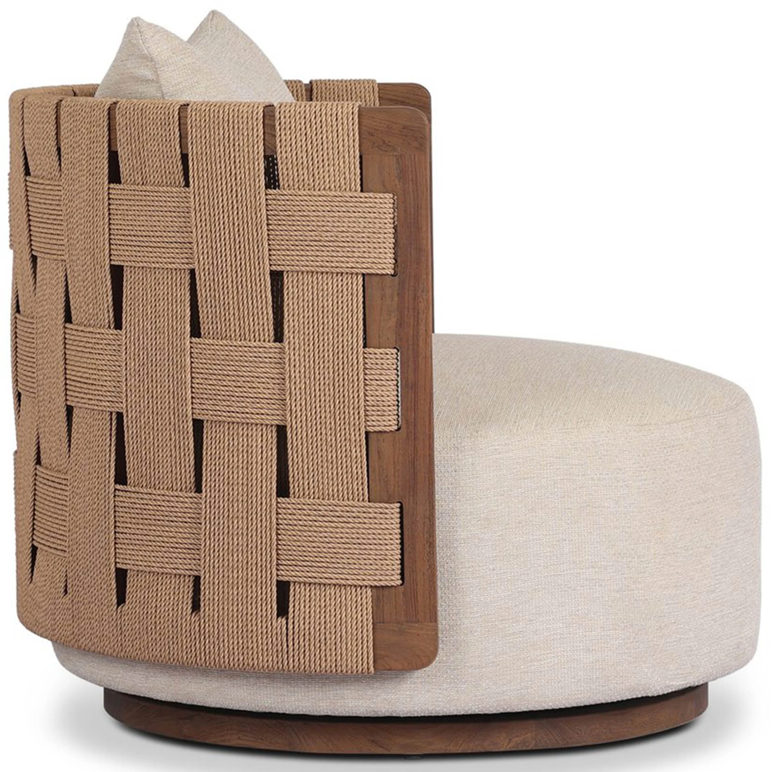 Burch Outdoor Chair, Casa Cream by Four Hands - Image 3