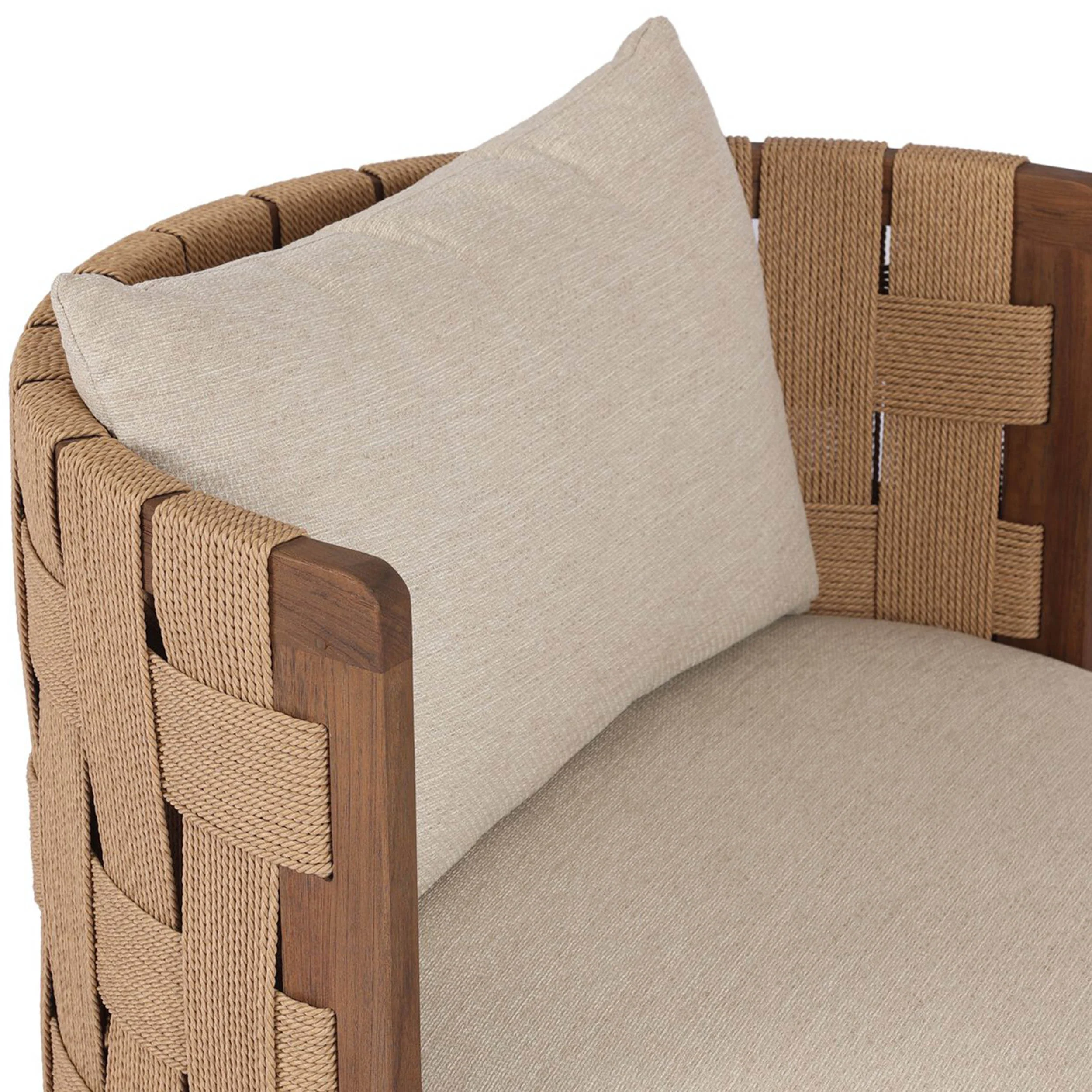 Burch Outdoor Chair, Casa Cream by Four Hands - Image 4
