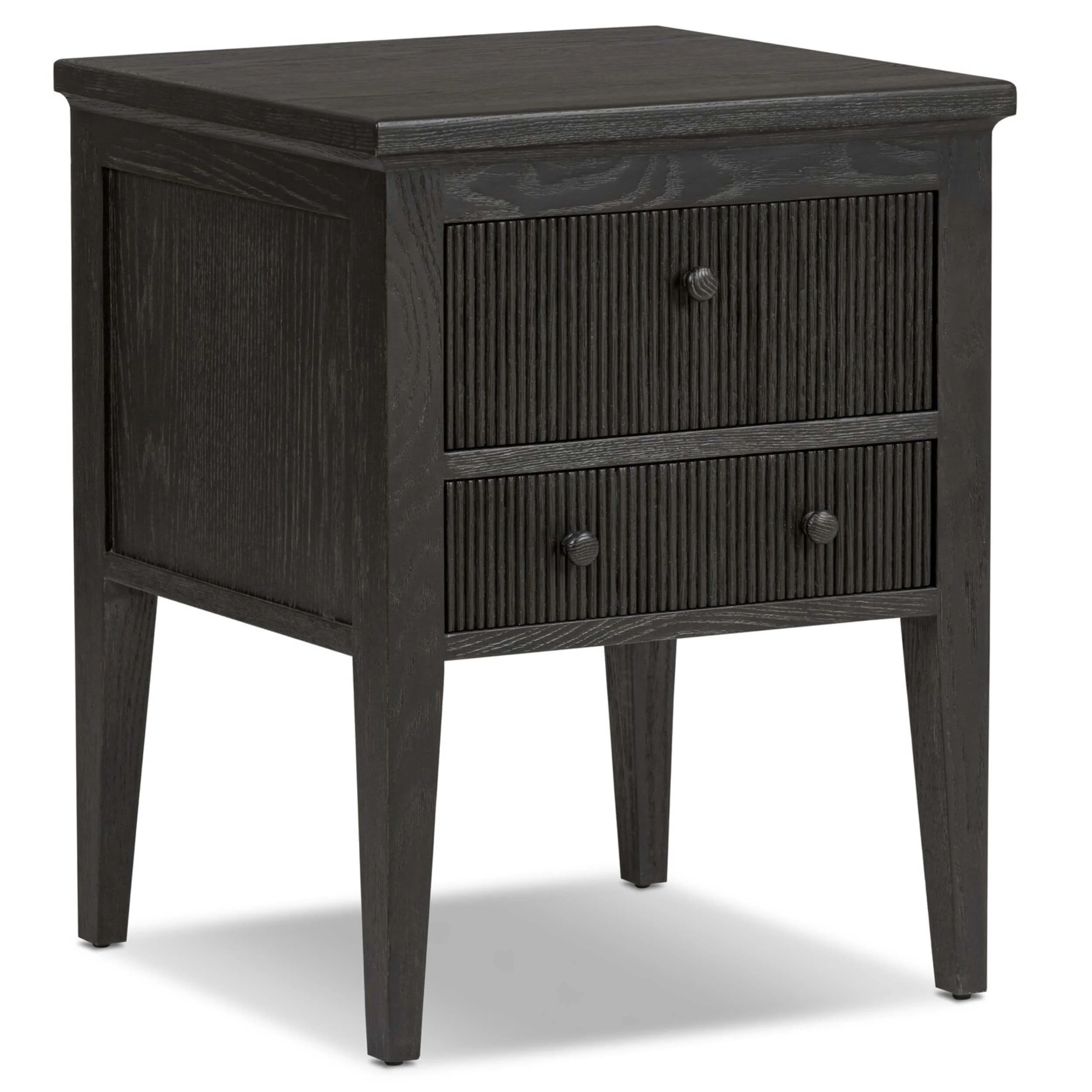 Bush Nightstand, Distressed Black by Amber Lewis x Four Hands