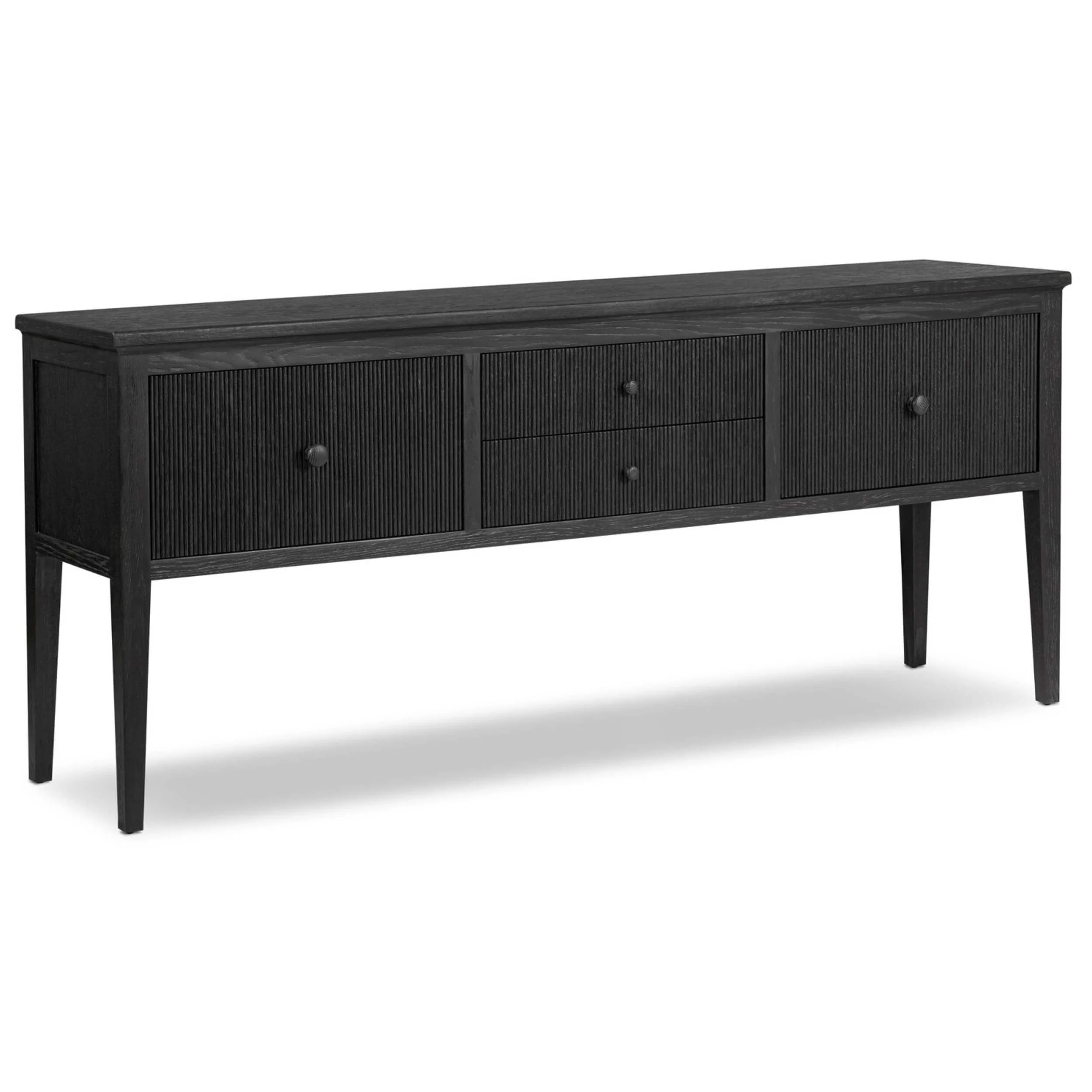 Bush Sideboard, Distressed Black by Amber Lewis x Four Hands