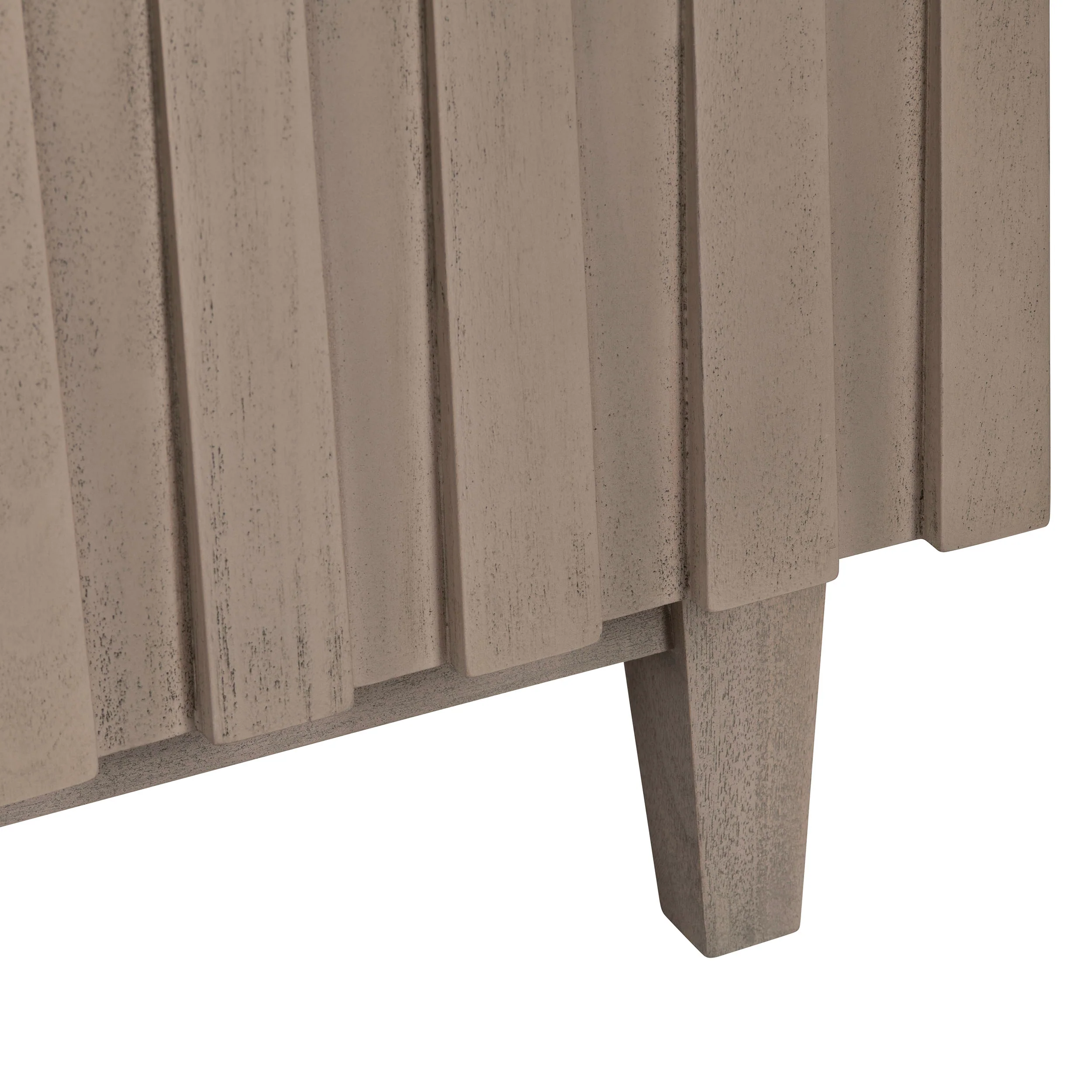 Butler 4 Door Sideboard, Beige - Image 4
