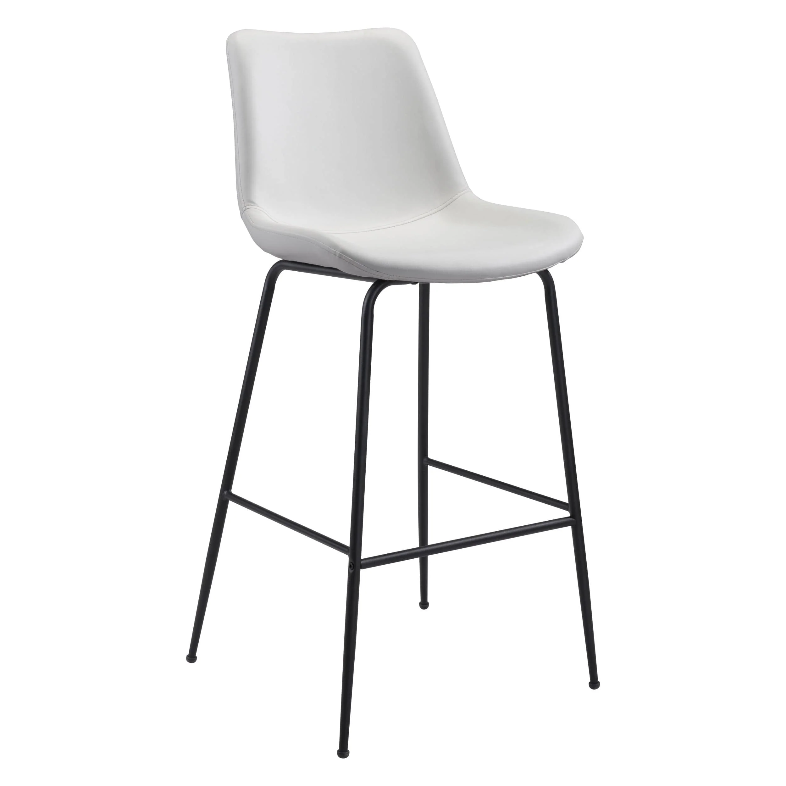 Byron Bar Stool, White