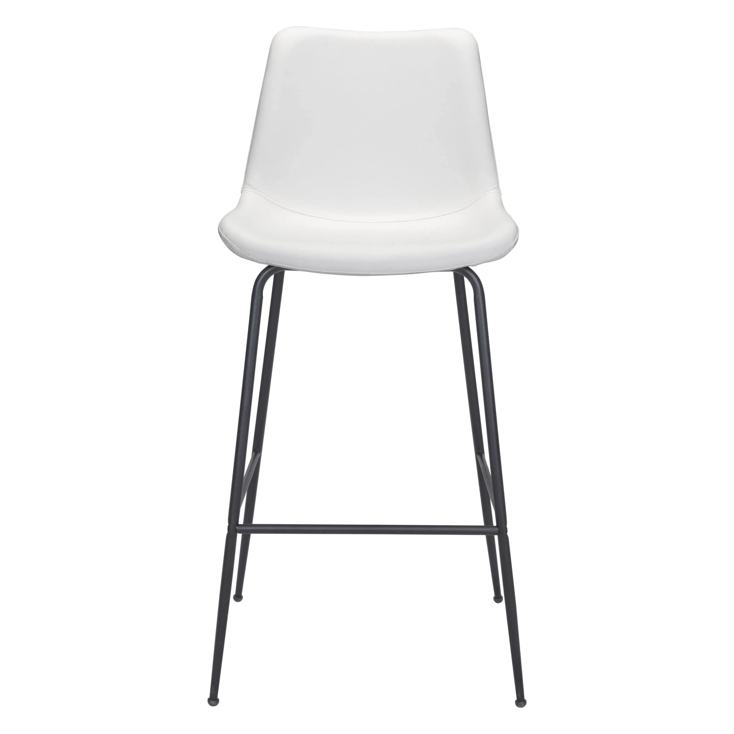 Byron Bar Stool, White - Image 2