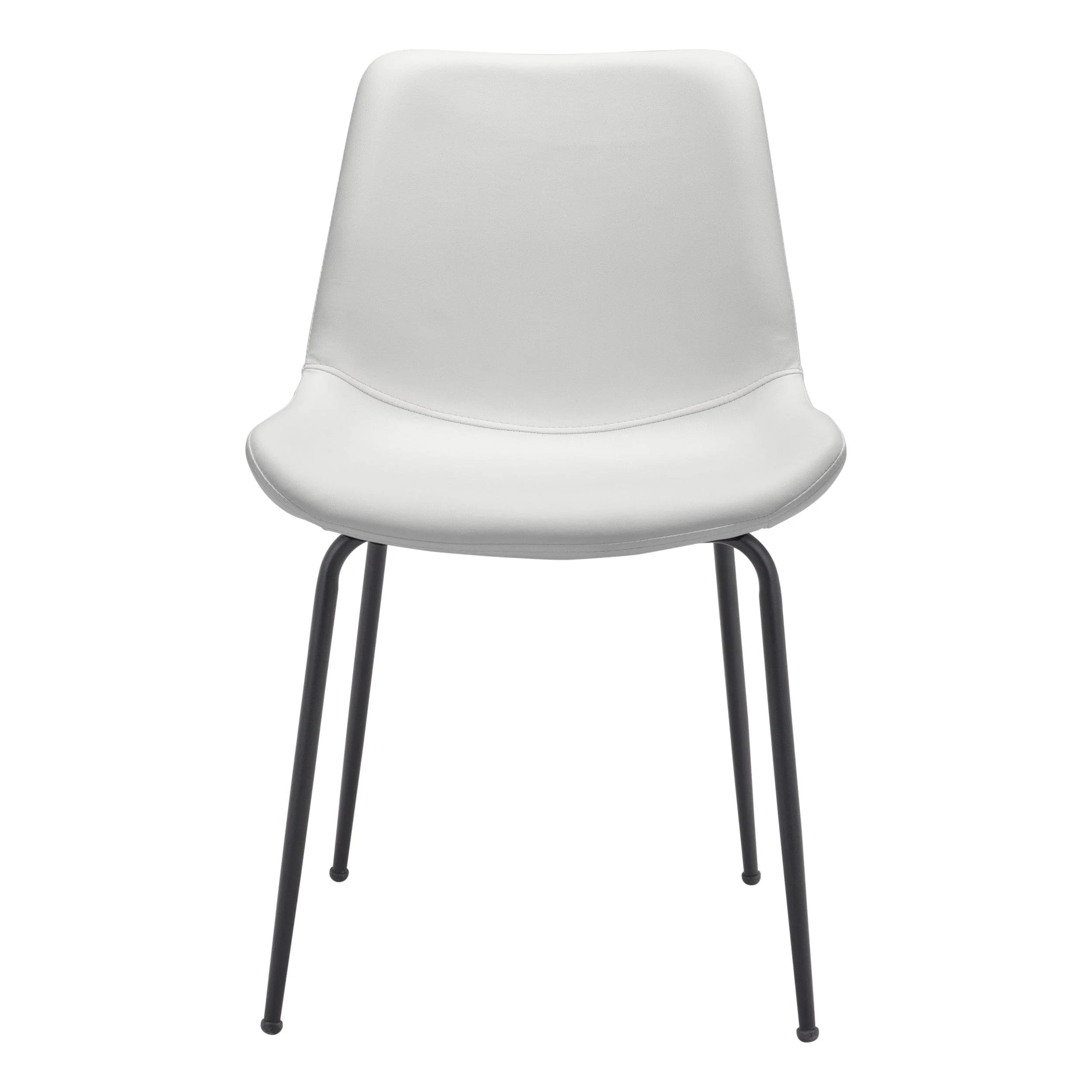 Byron Dining Chair, White, Set of 2 - Image 3