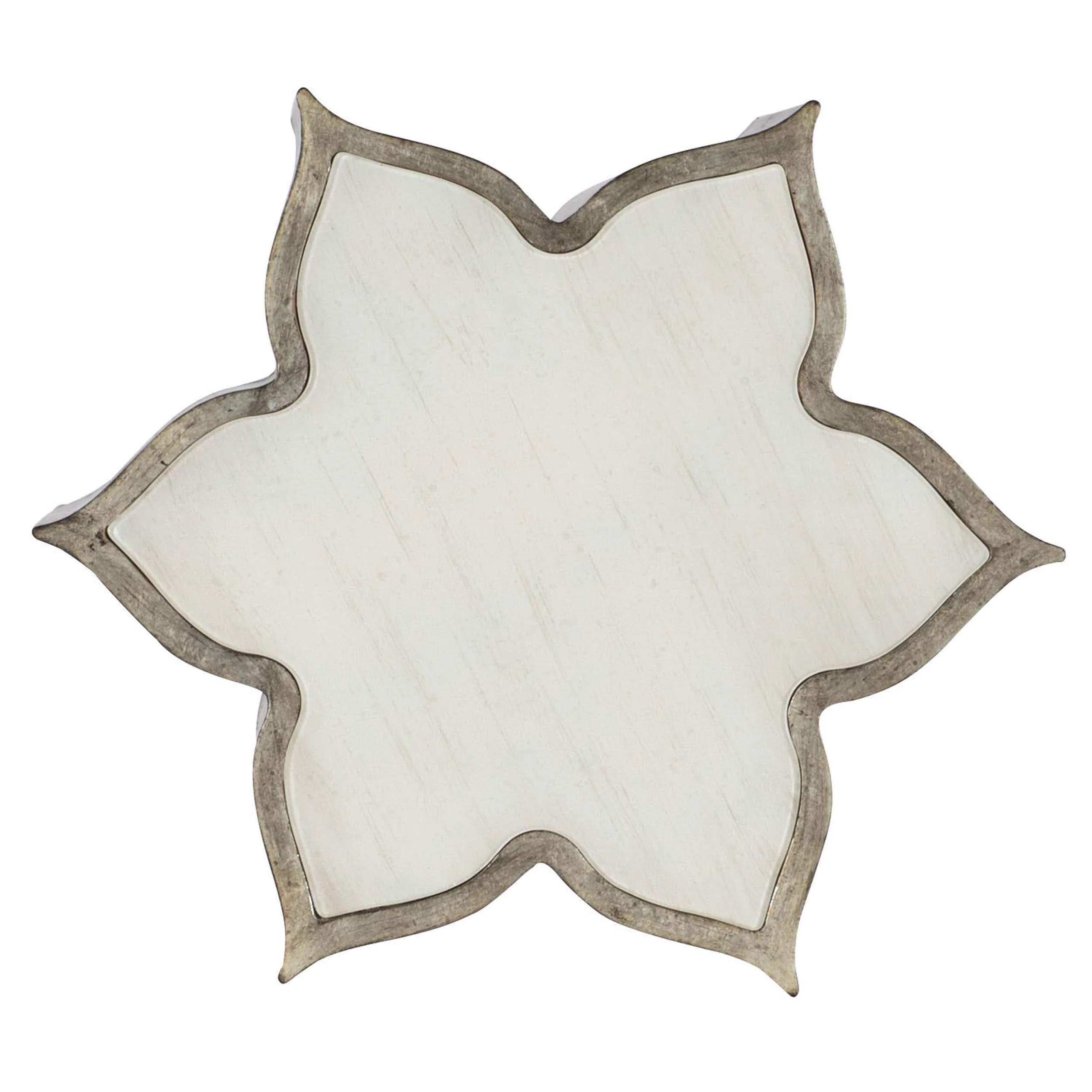 C Est La Vie End Table, Silver - Image 2