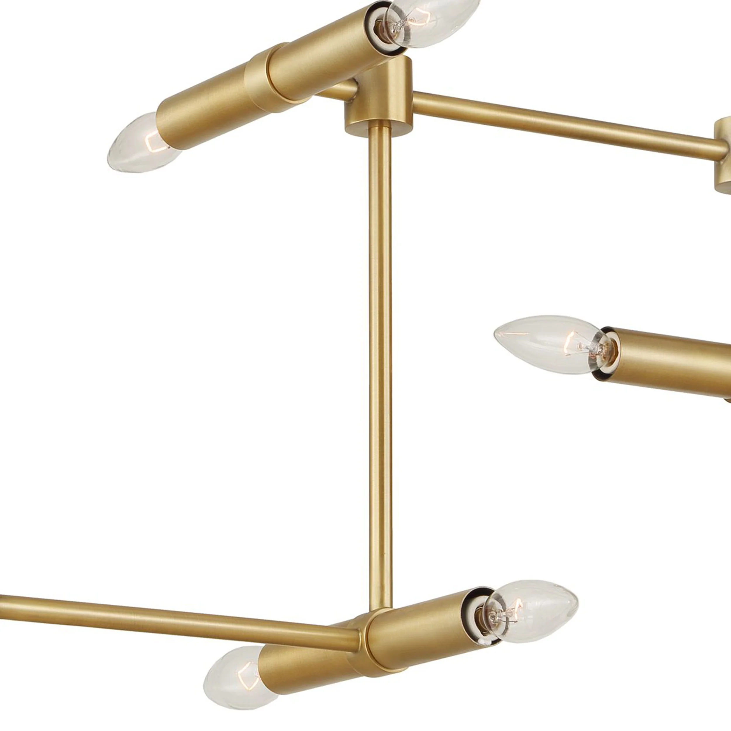 Cadre 14 Light Pendant, Antique Brass - Image 4