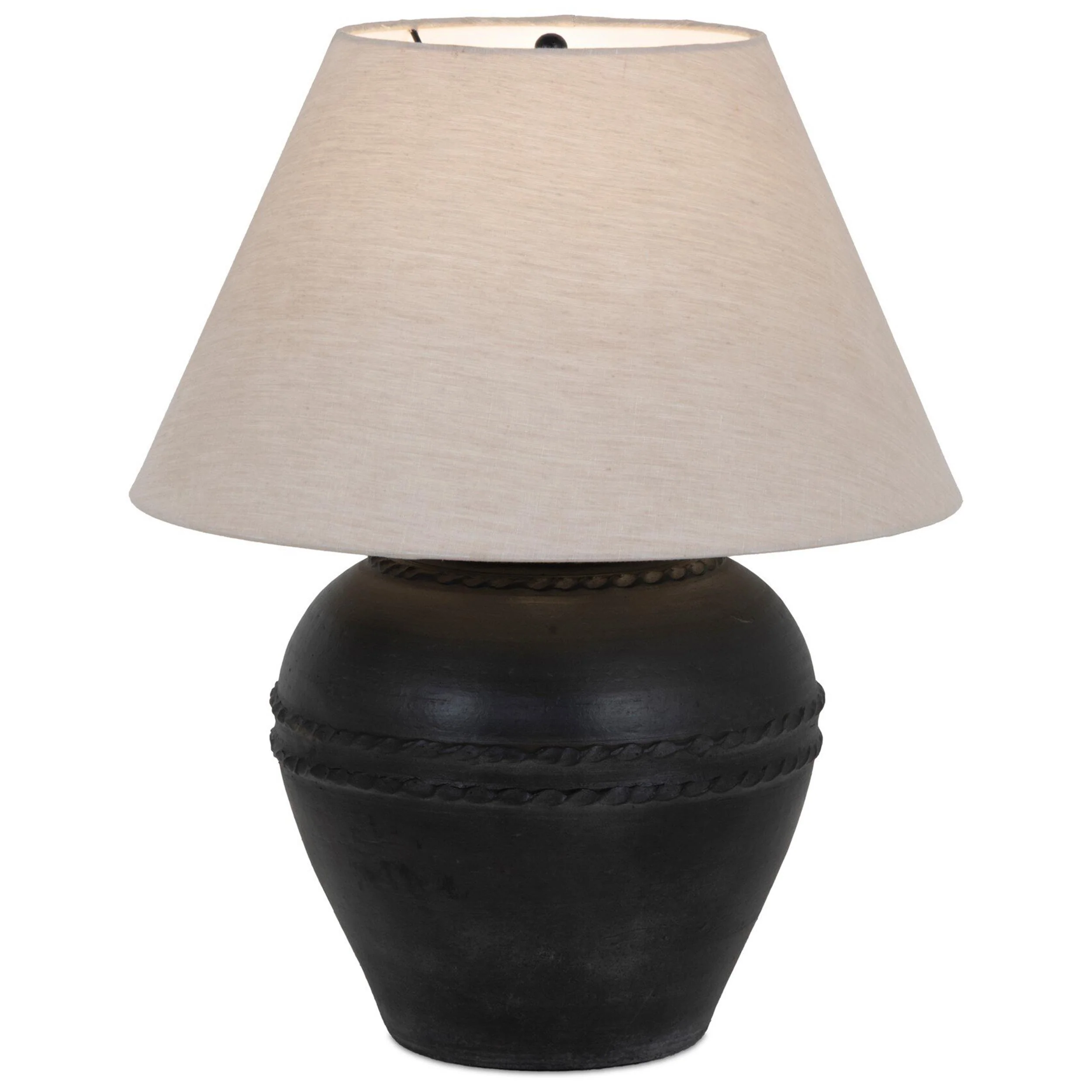 Caius Table Lamp, Aged Black by Amber Lewis x Four Hands - Image 2