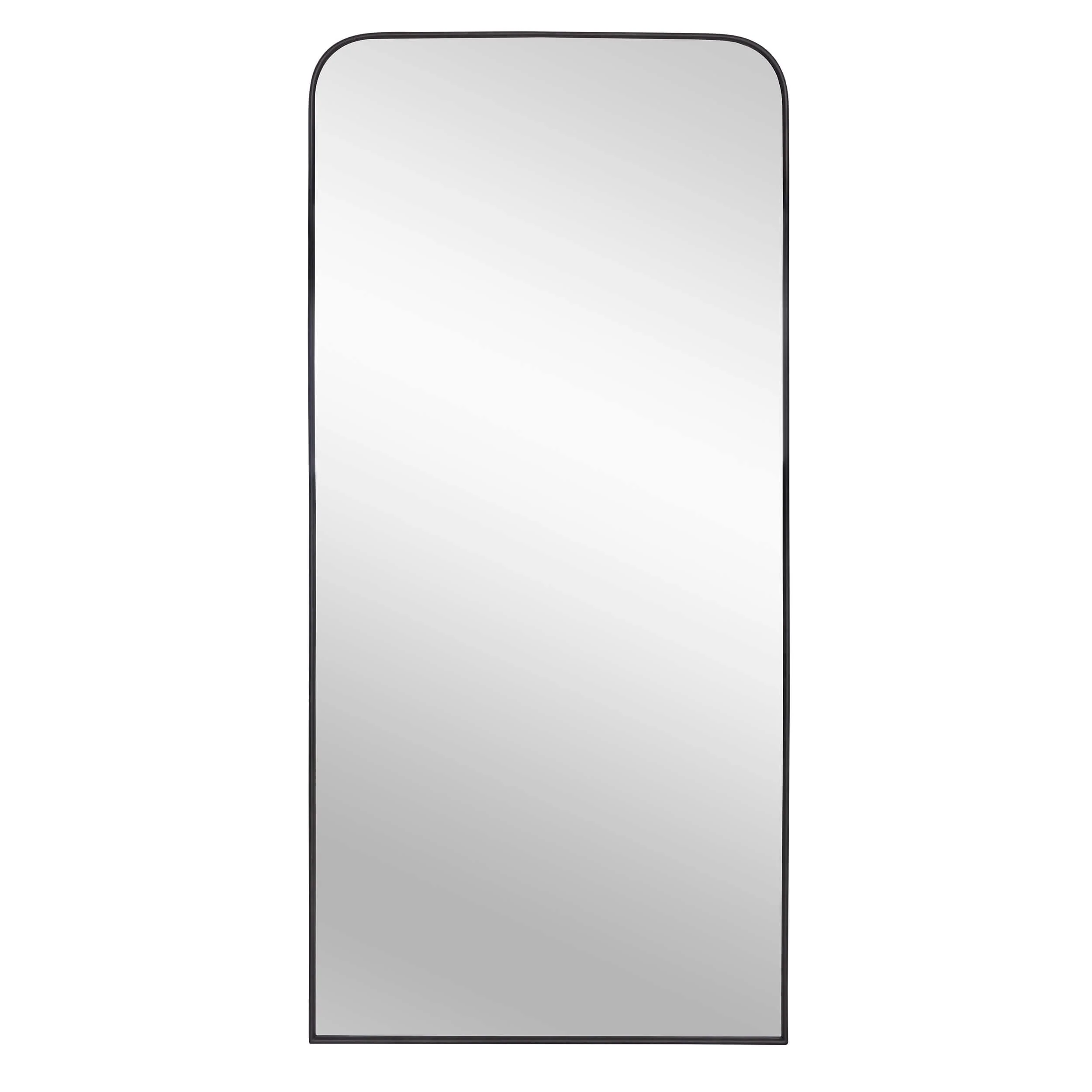 Calabasas Floor Mirror, Black