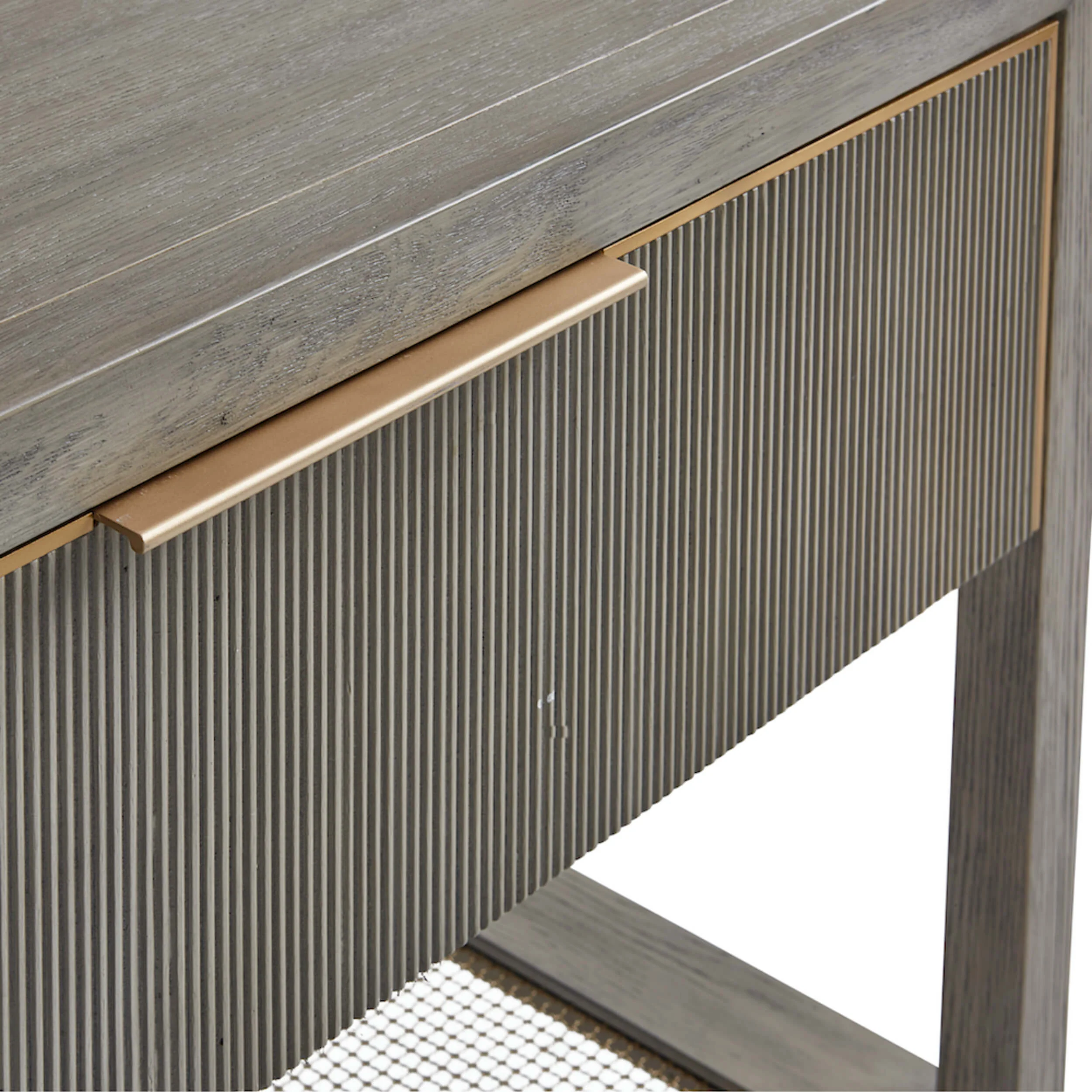 Caleb 1 Drawer Nightstand, Brushed Smoke - Image 3