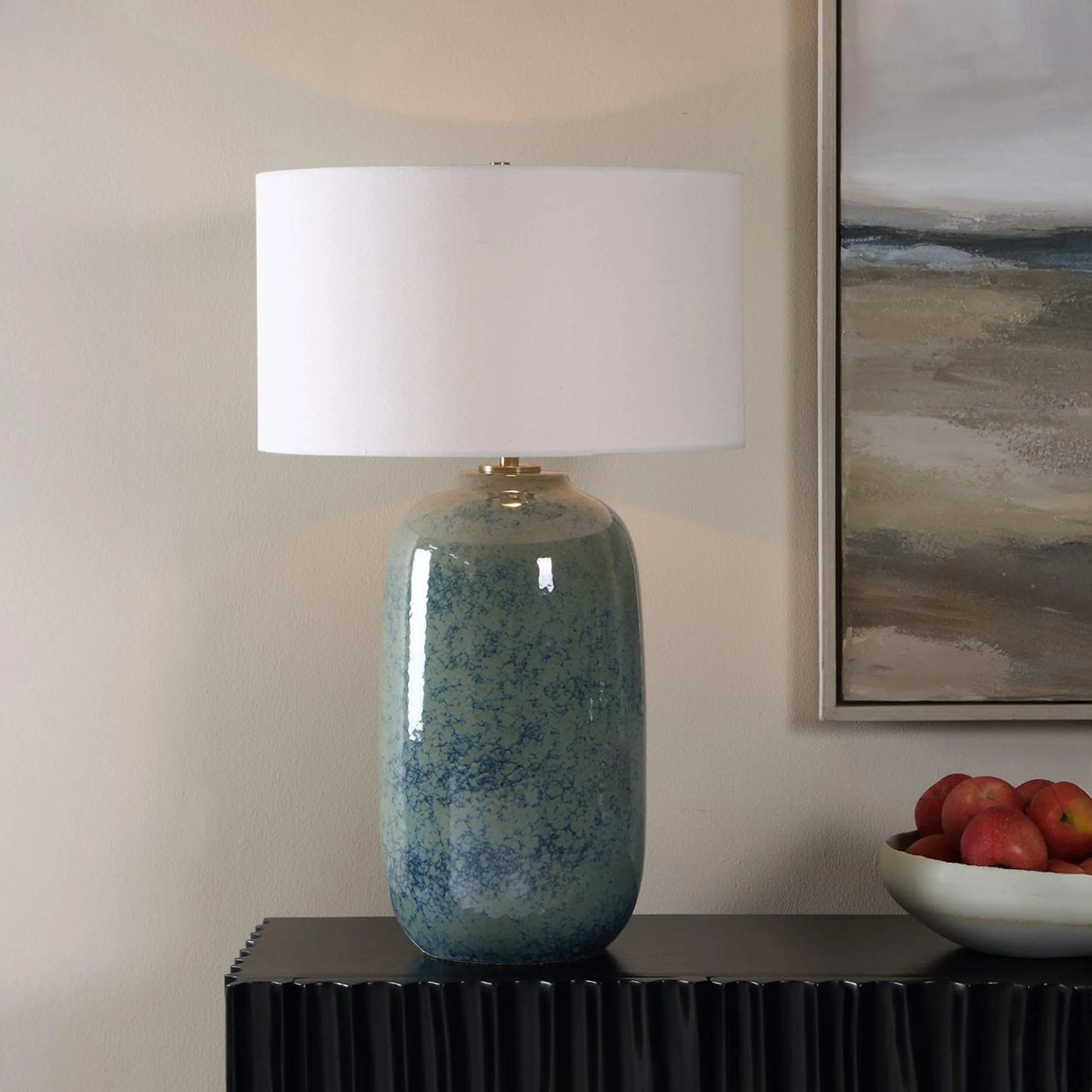 Caliendo Table Lamp, Sage - Image 4