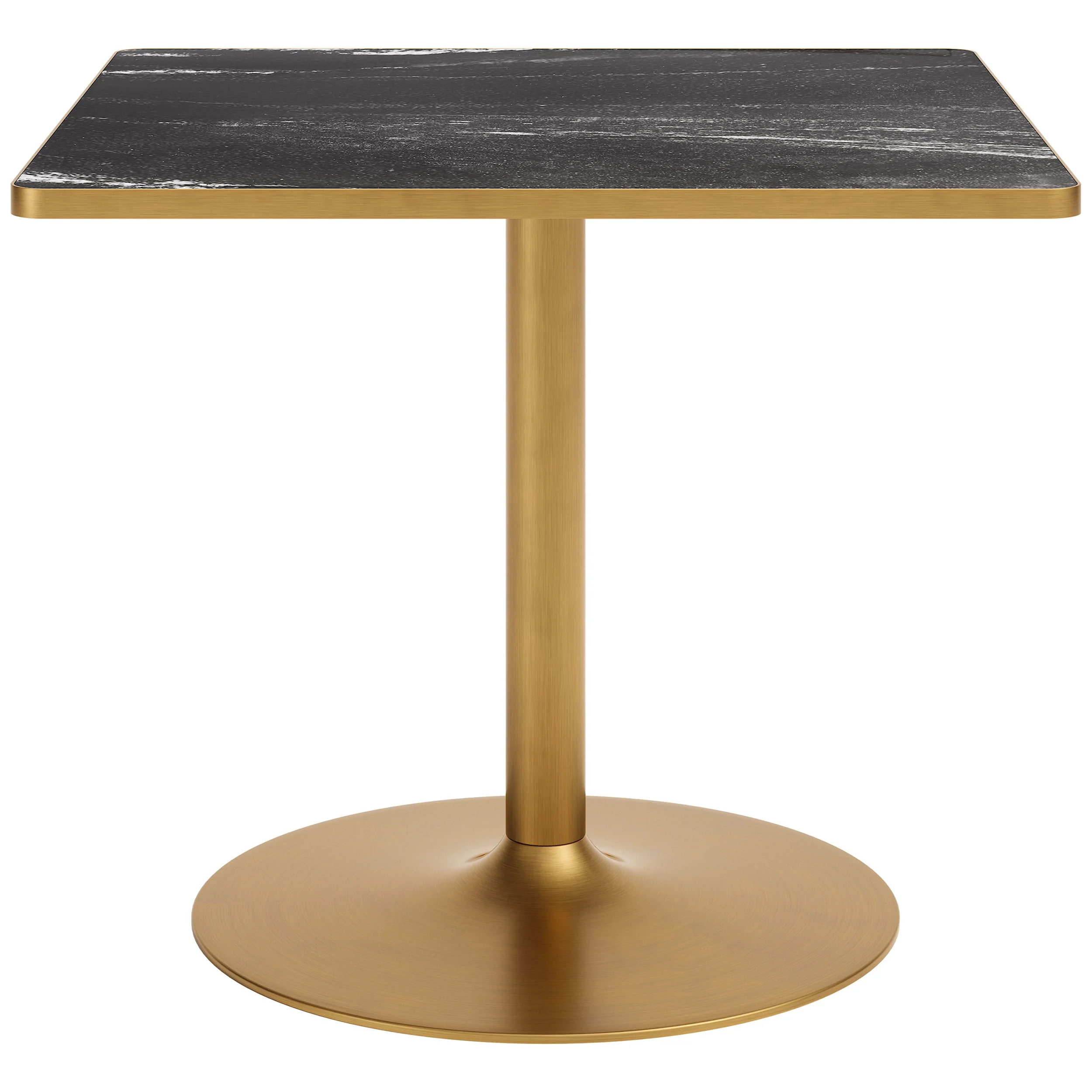 Caliza Dining Table, Black/Gold - Image 2