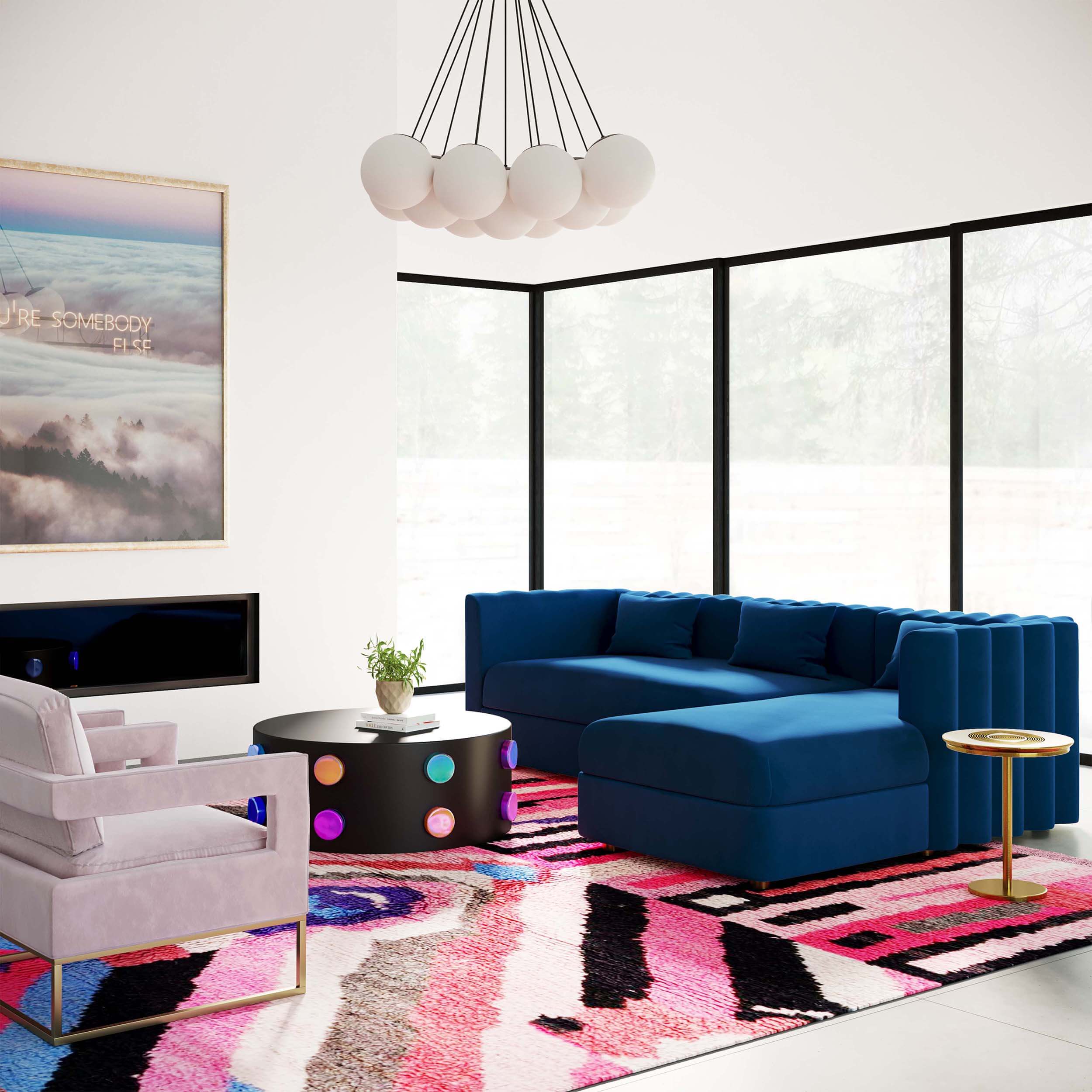 Callie Sectional RAF, Navy - Image 4