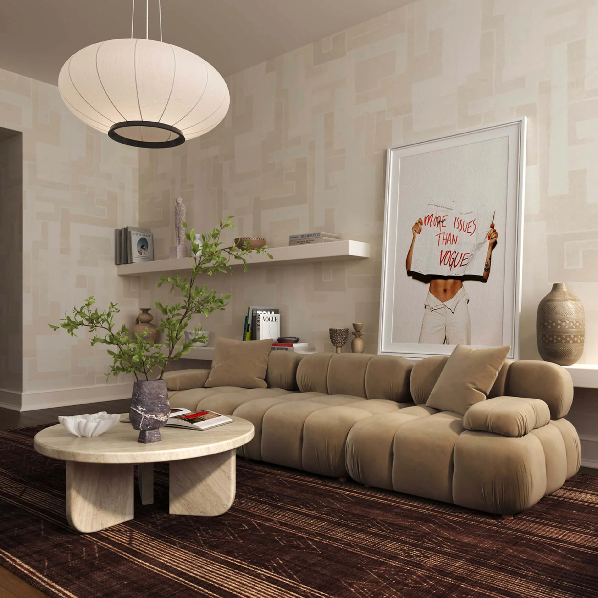 Calliope Modular Sofa, Cafe Au Lait - Image 5