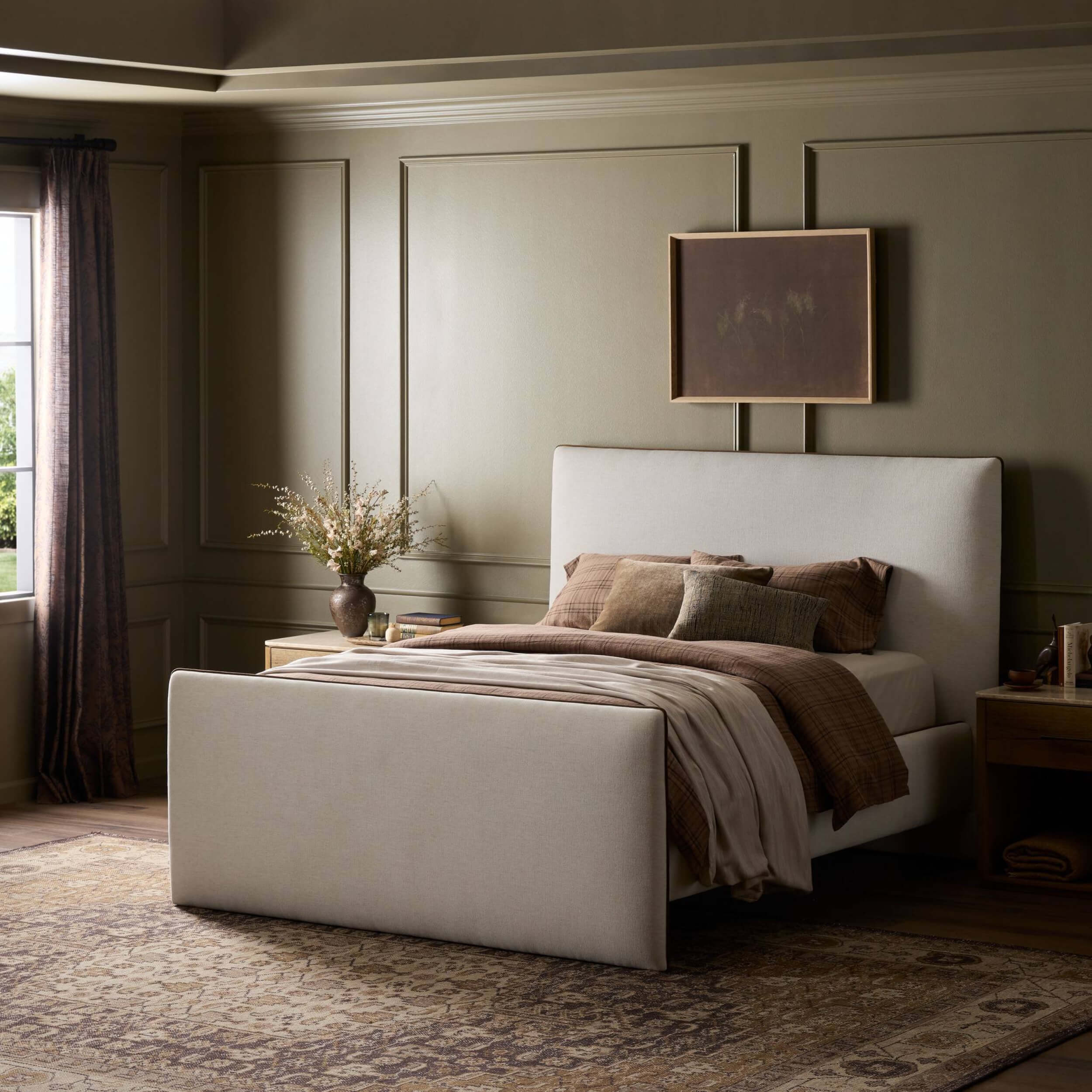 Cambria Bed, Nomad Snow by Four Hands - Image 6