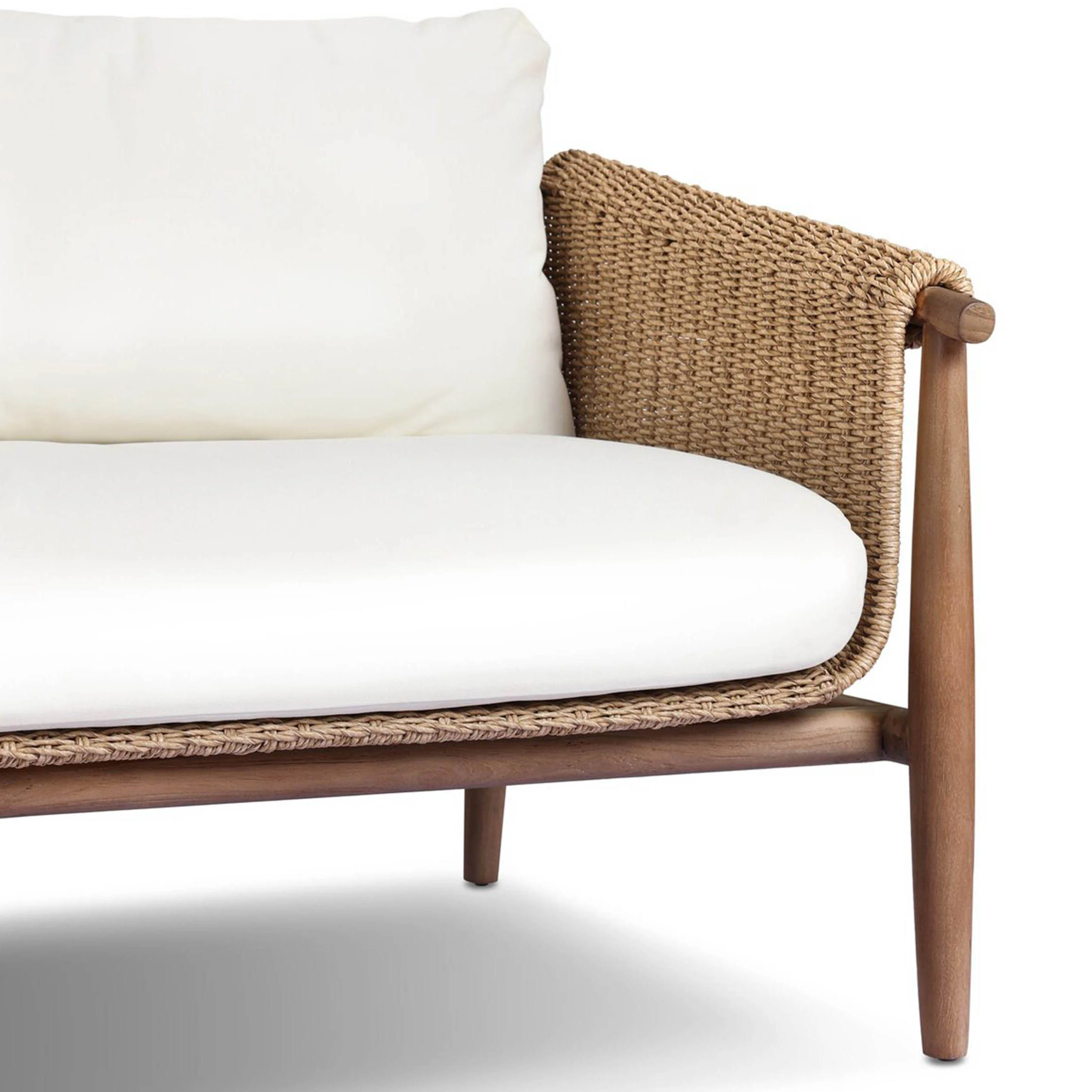 Cambrie 76" Outdoor Sofa, Arashi Salt by Four Hands - Image 4