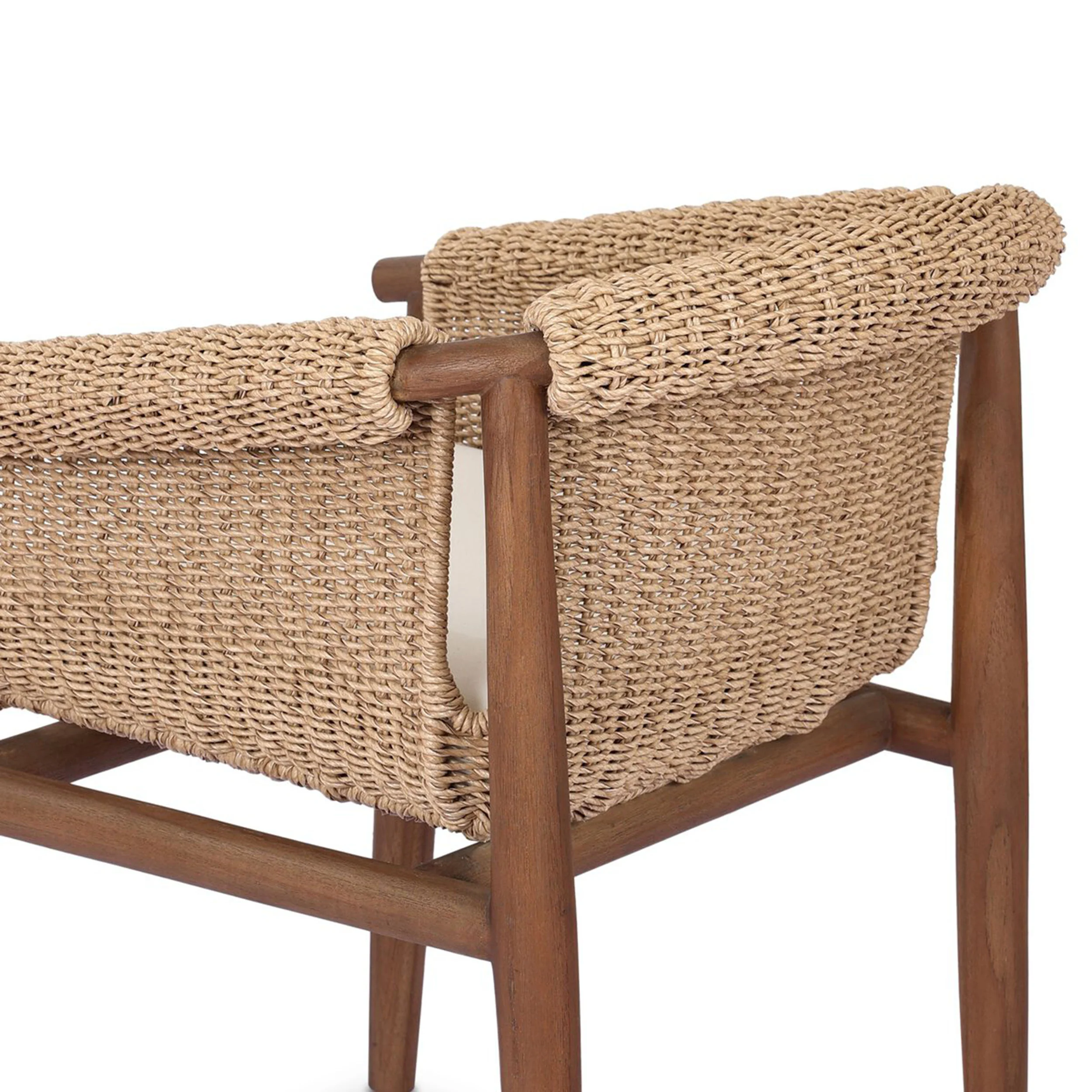Cambrie Outdoor Dining Chair, Arashi Salt, Set of 2 by Four Hands - Image 5