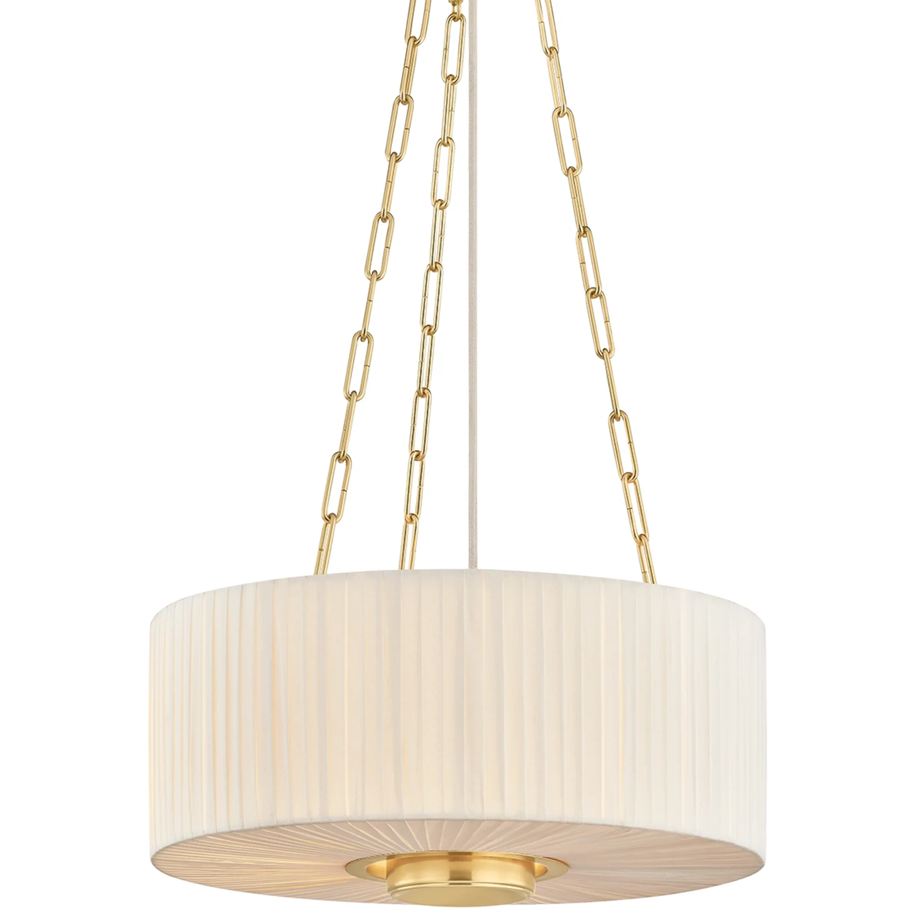 Camby Pendant, Aged Brass