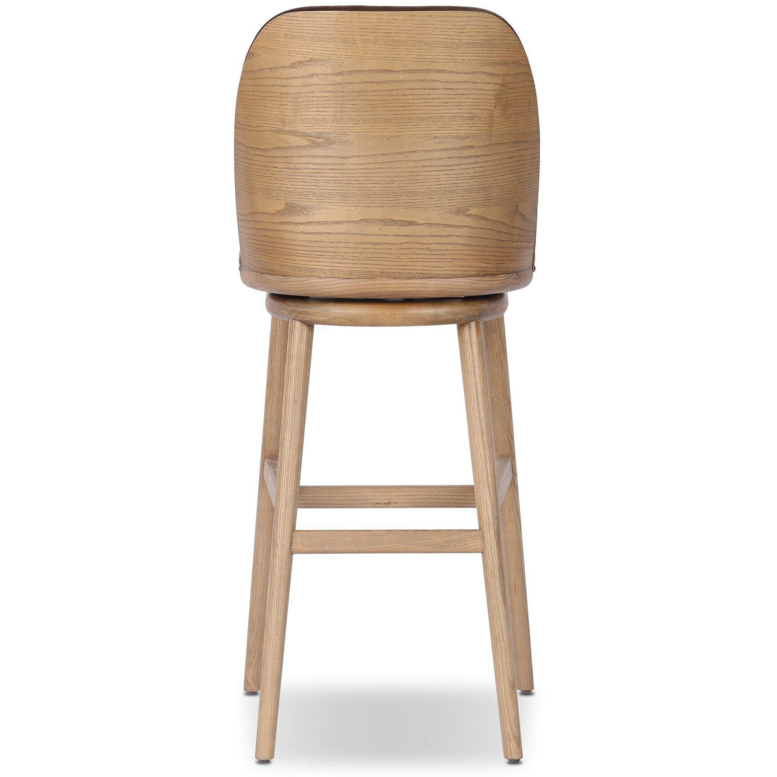 Camden Swivel Bar & Counter Stool, Surrey Mink by Four Hands - Image 11