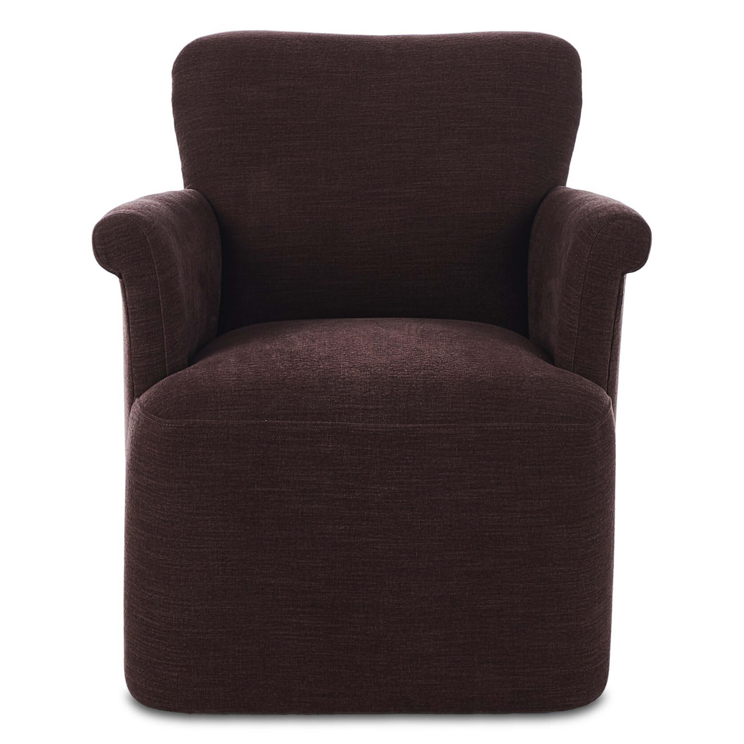 Camellia Swivel Chair, Laughlin Plum by Amber Lewis x Four Hands - Image 2