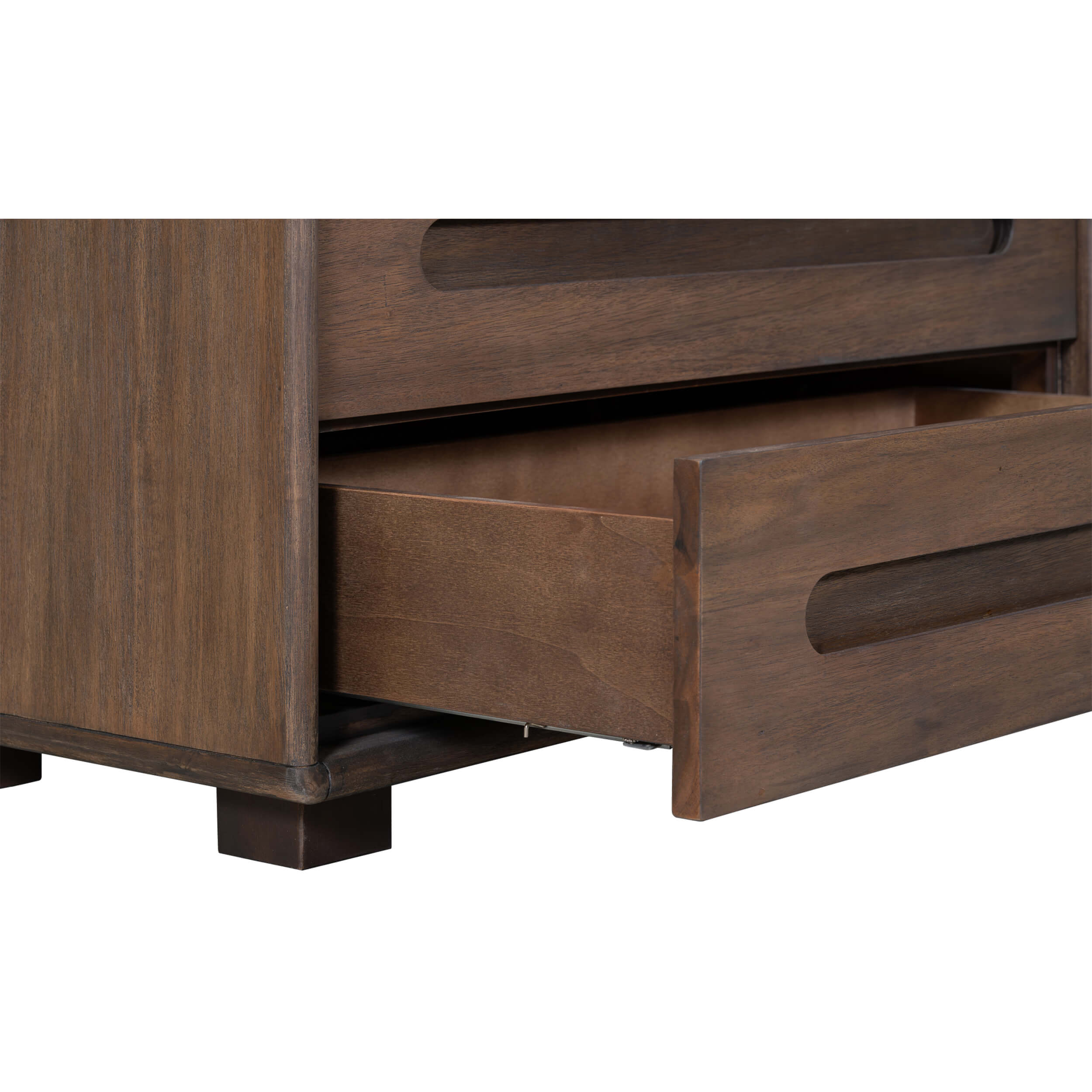 Cameron 3 Drawer Nightstand, Modern Mocha - Image 6