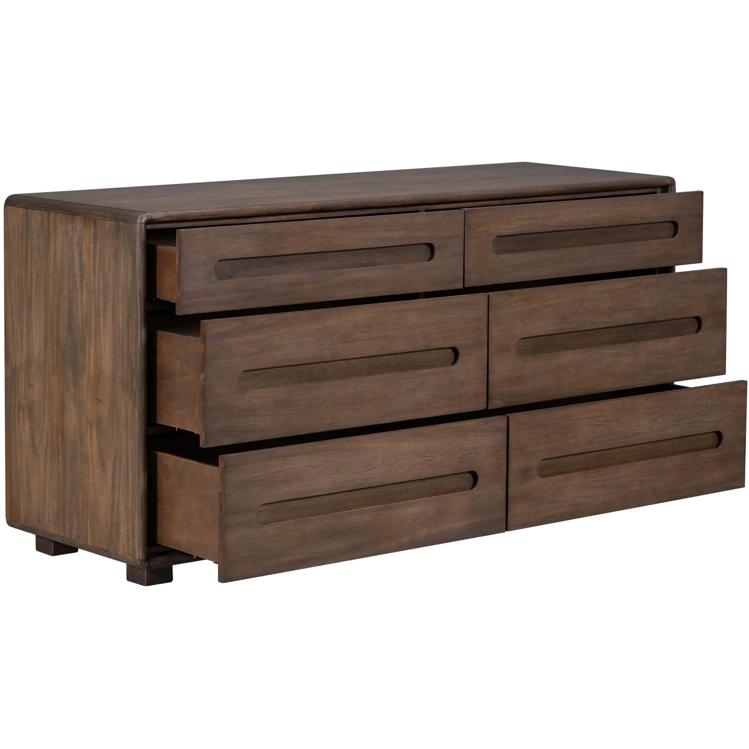 Cameron 6 Drawer Dresser, Modern Mocha - Image 2