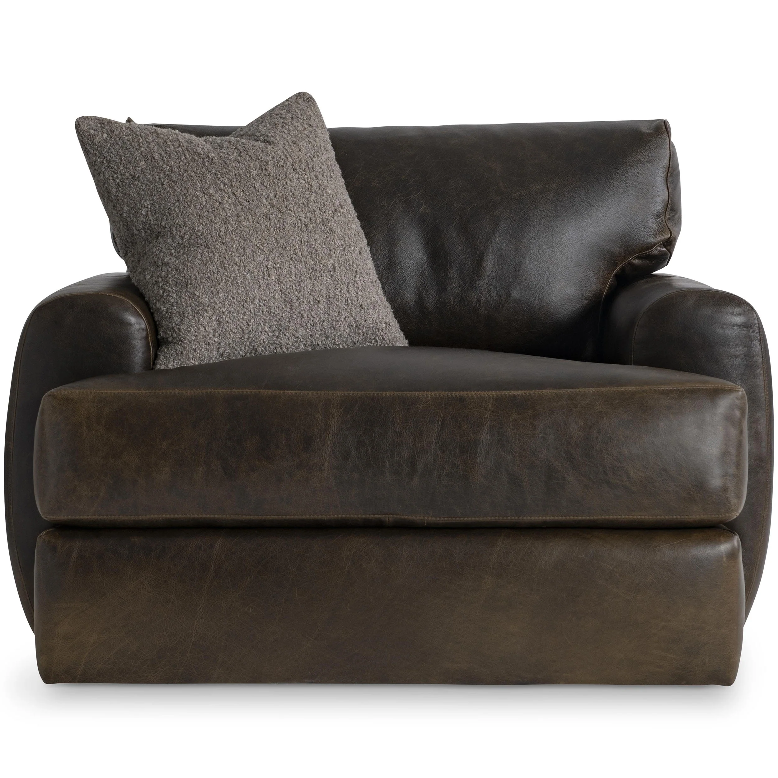 Cameron Leather Swivel Chair, 296-233 - Image 2