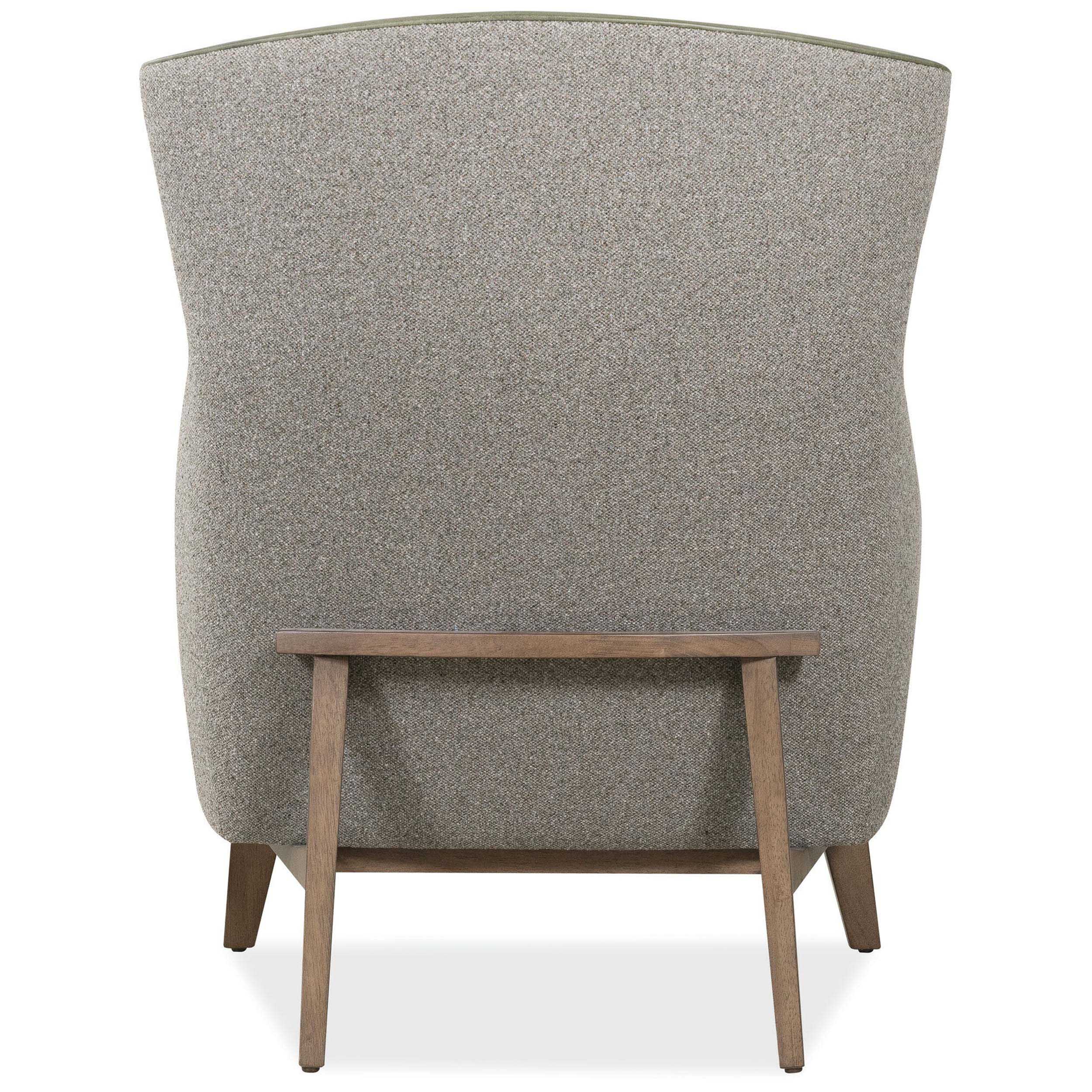 Camille Leather Chair, Siena Moss/Potenza Graphite - Image 4