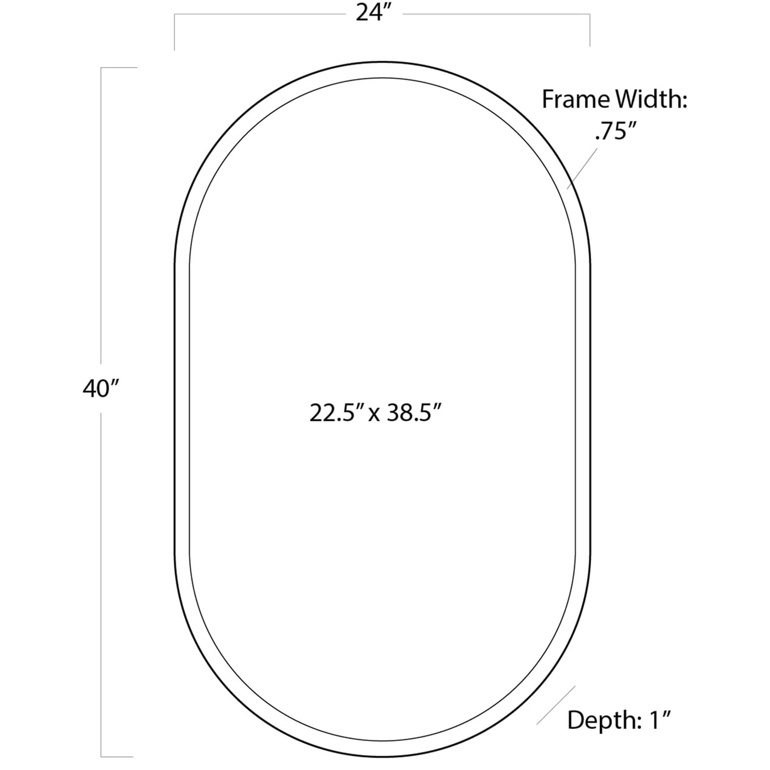 Canal Mirror, Natural Brass - Image 5