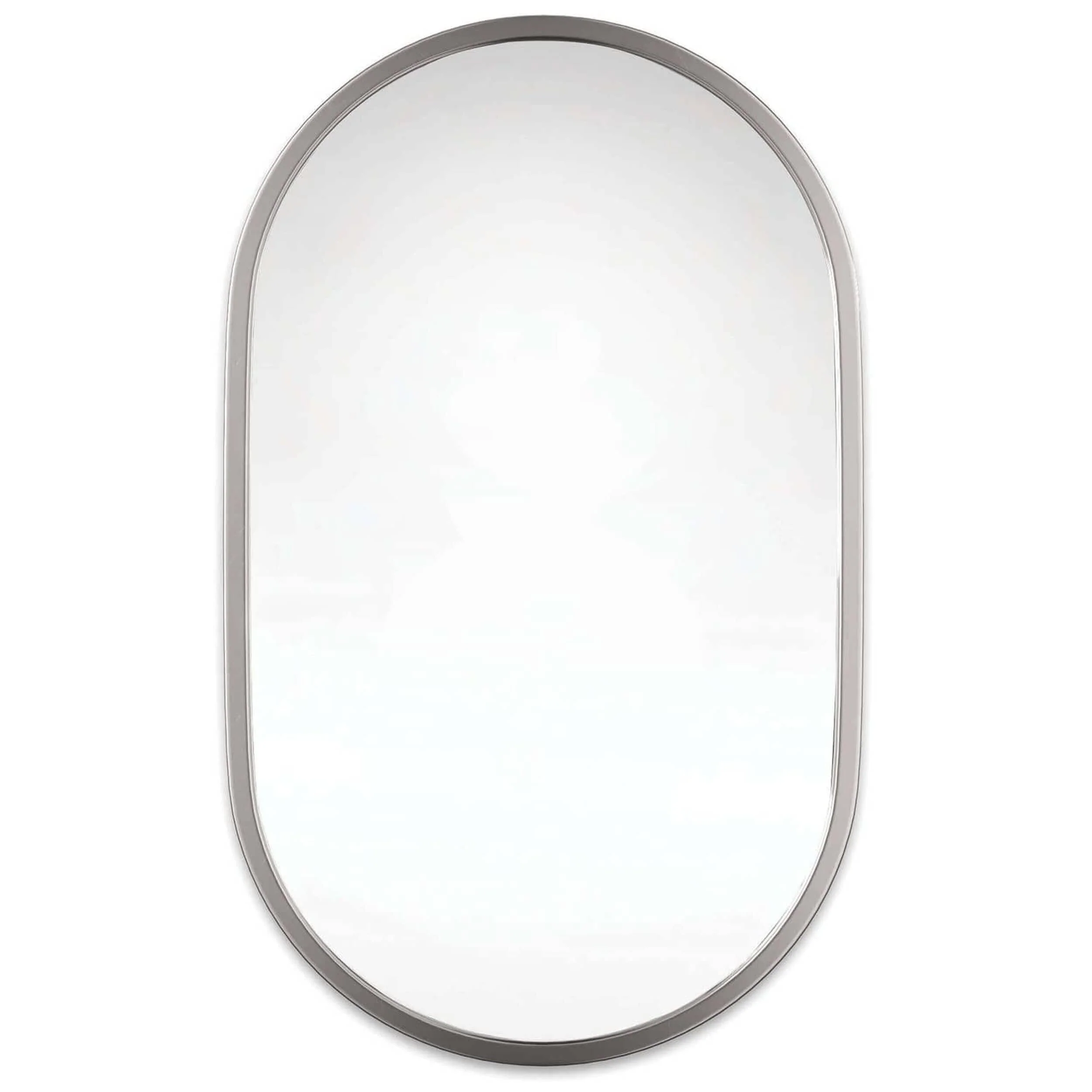 Canal Mirror, Polished Nickel