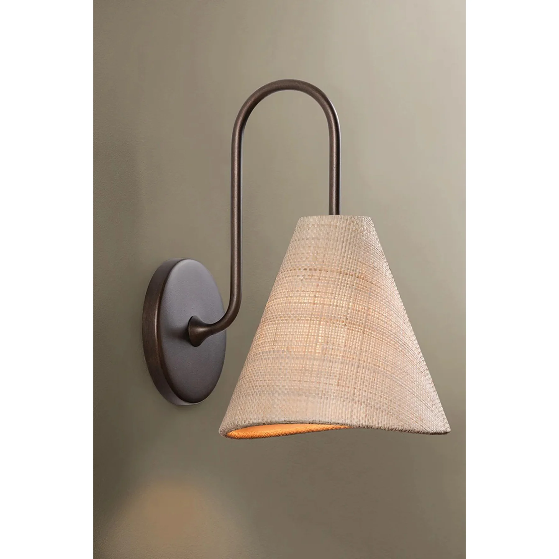 Candler Wall Sconce, Bronze Leaf - Image 3