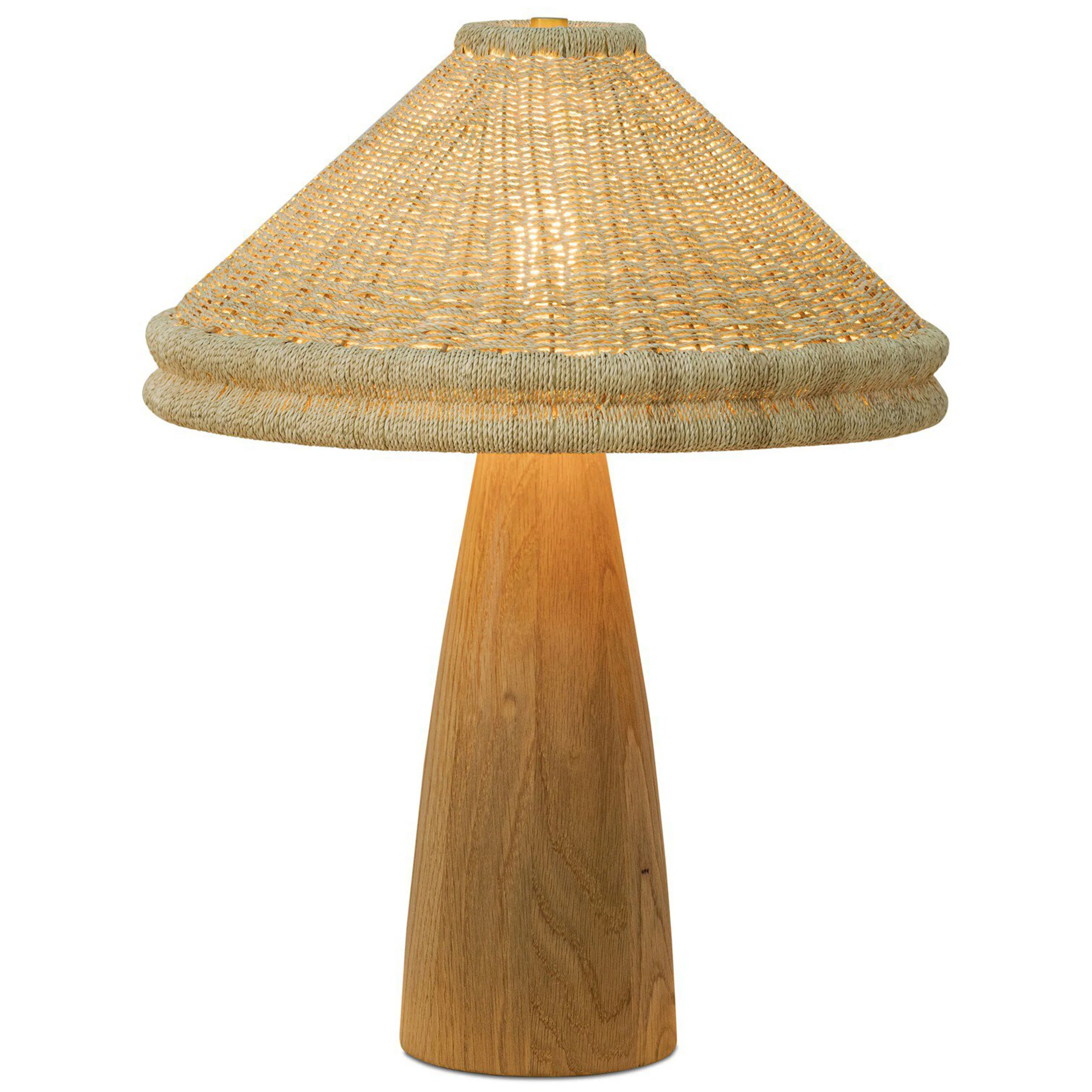 Canela Table Lamp, Light Oak by Four Hands - Image 2