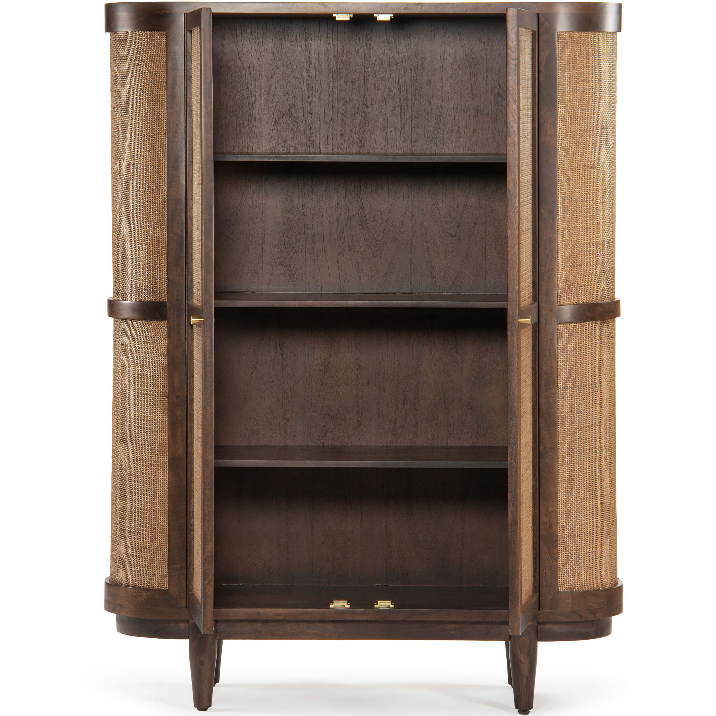 Canggu Cane Cabinet, Porto Dark - Image 4