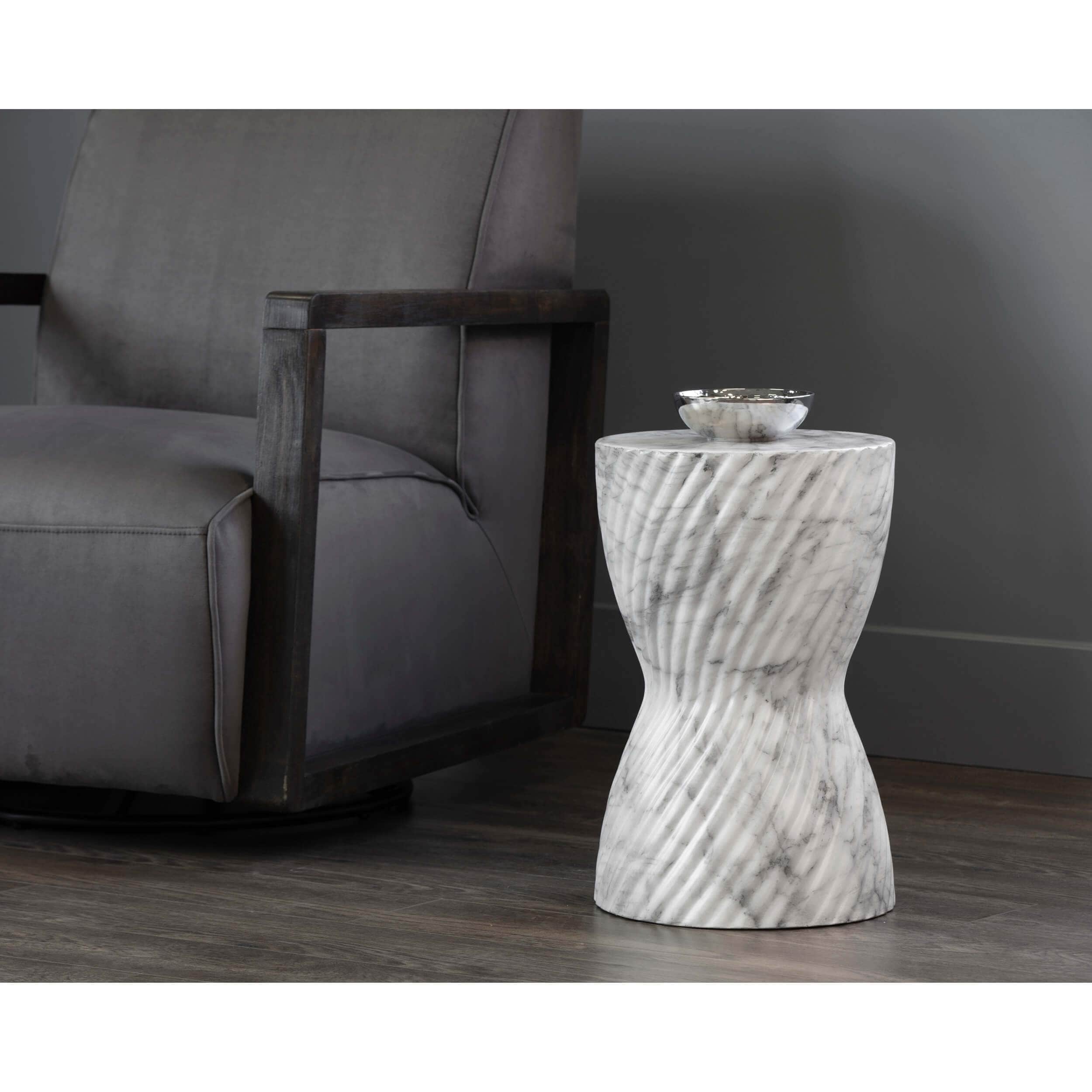 Cara End Table, White - Image 5
