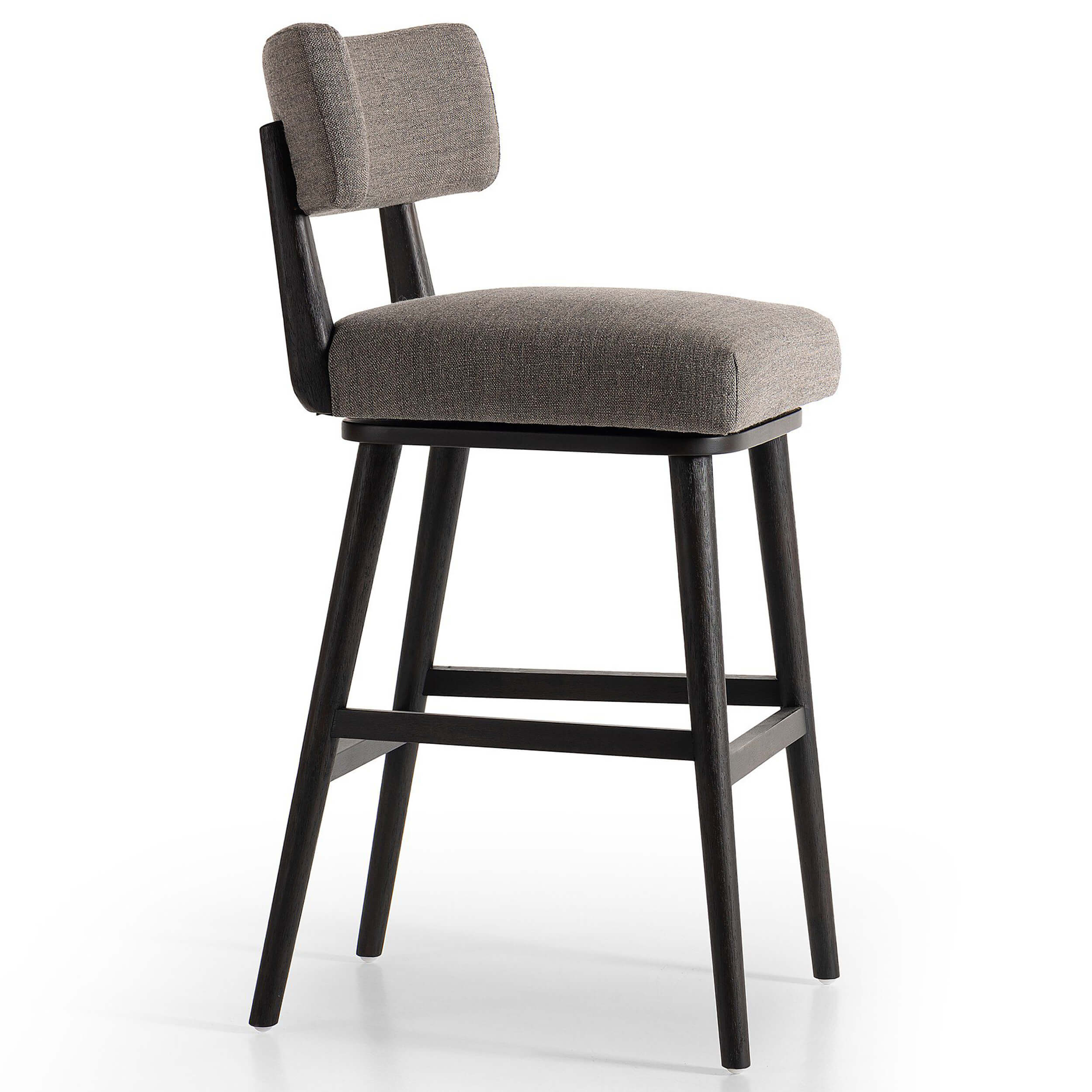 Cardell Swivel Bar & Counter Stool, Alcala Nickel by Four Hands - Image 4