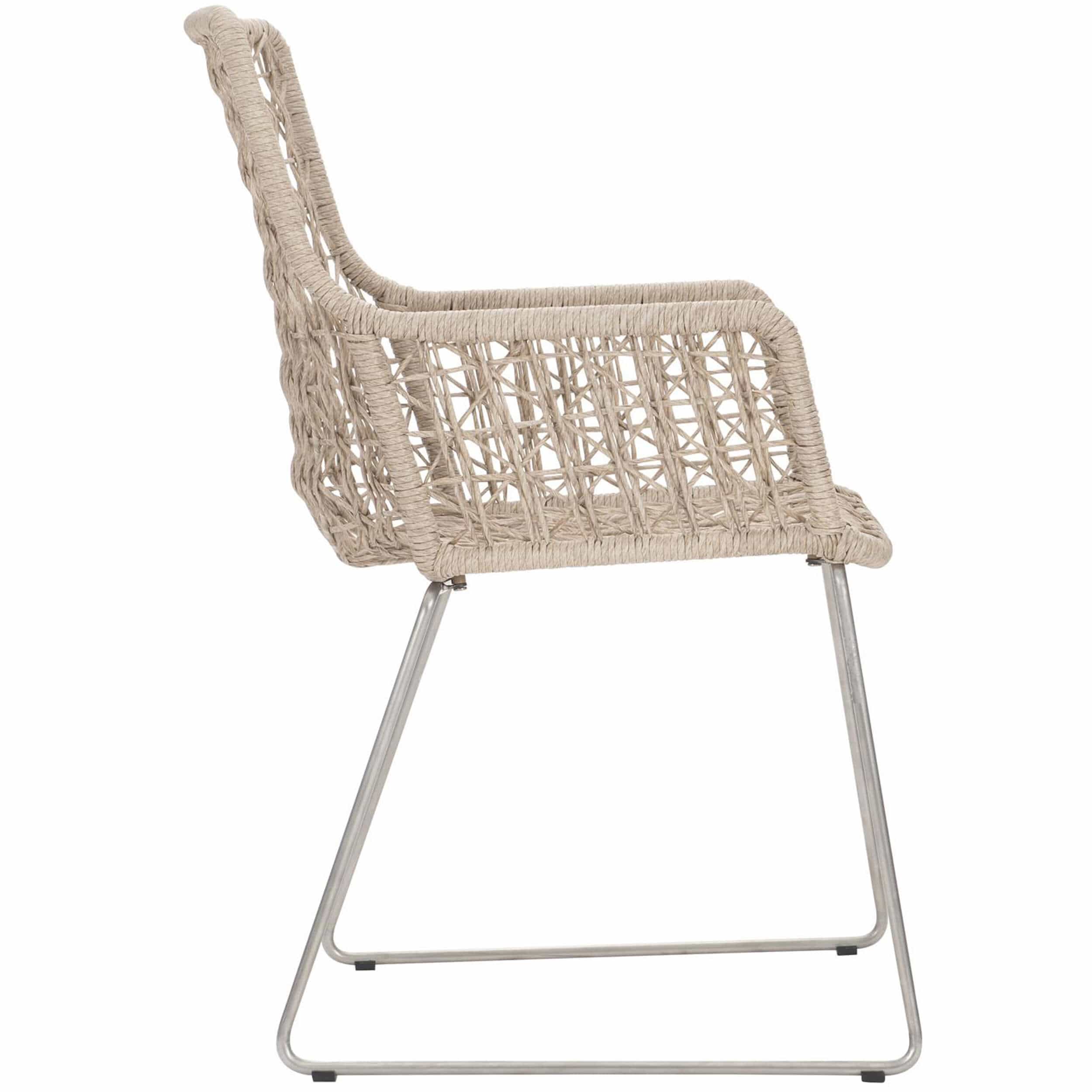 Carmel Outdoor Arm Chair, Hazelnut - Image 3