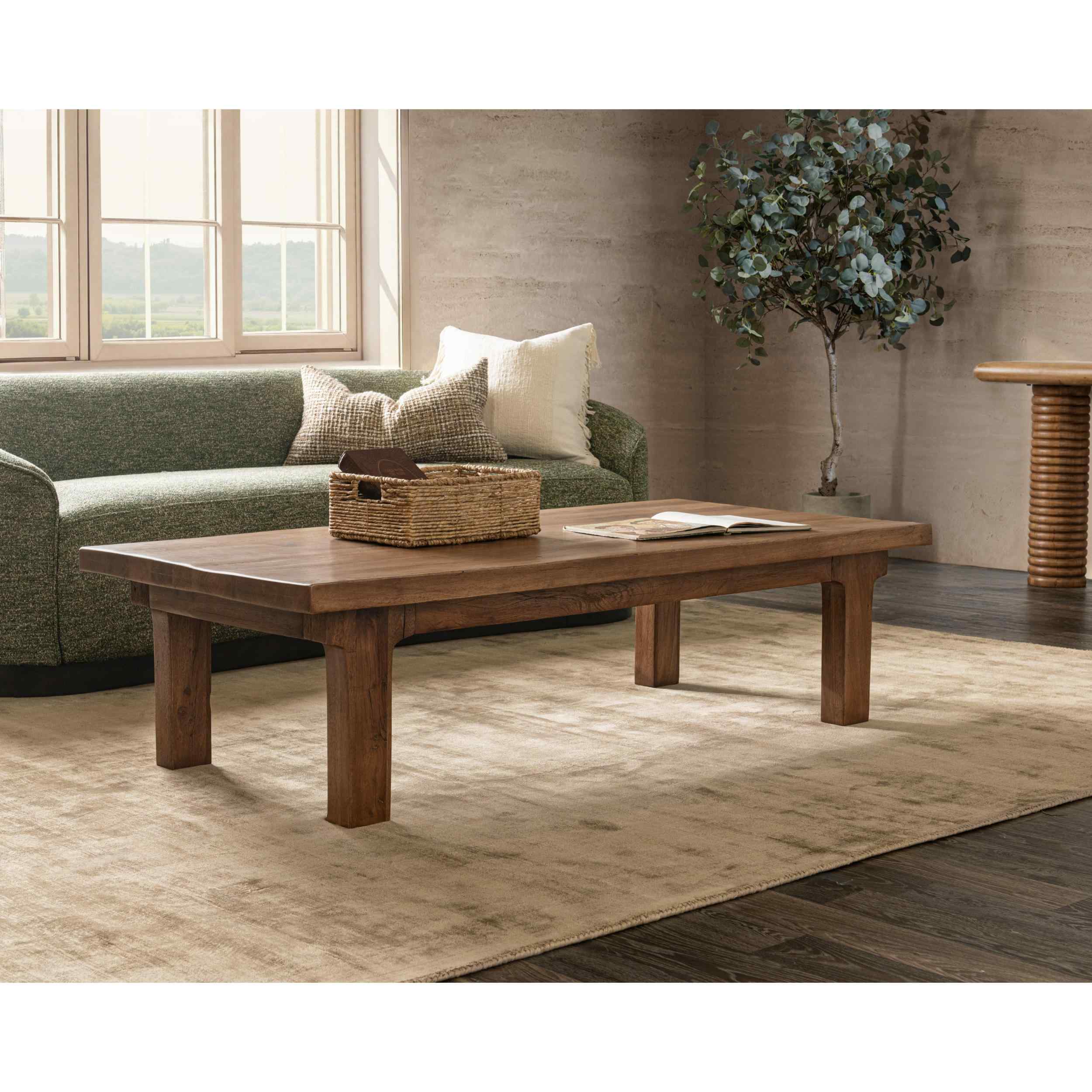 Carmel Rectangle Coffee Table, Earthy Terra - Image 5