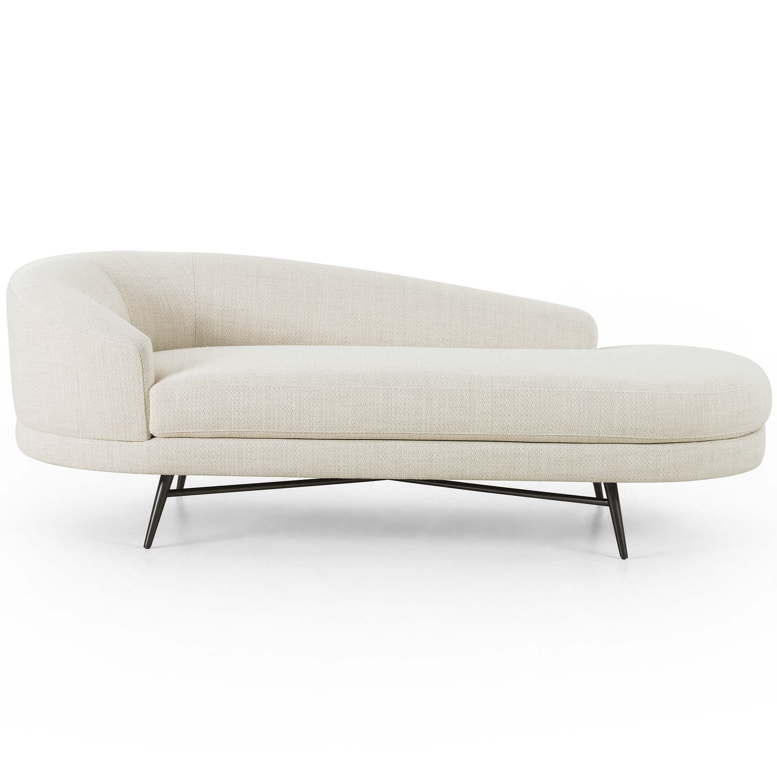 Carmela LAF Chaise, Irving Taupe by Four Hands - Image 3