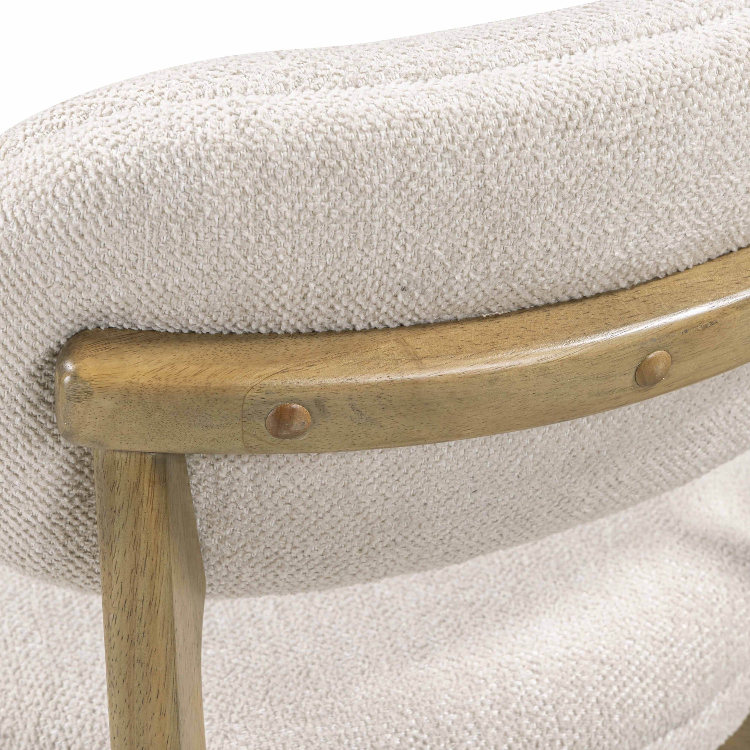 Carnation Counter Stool, Cream - Image 5