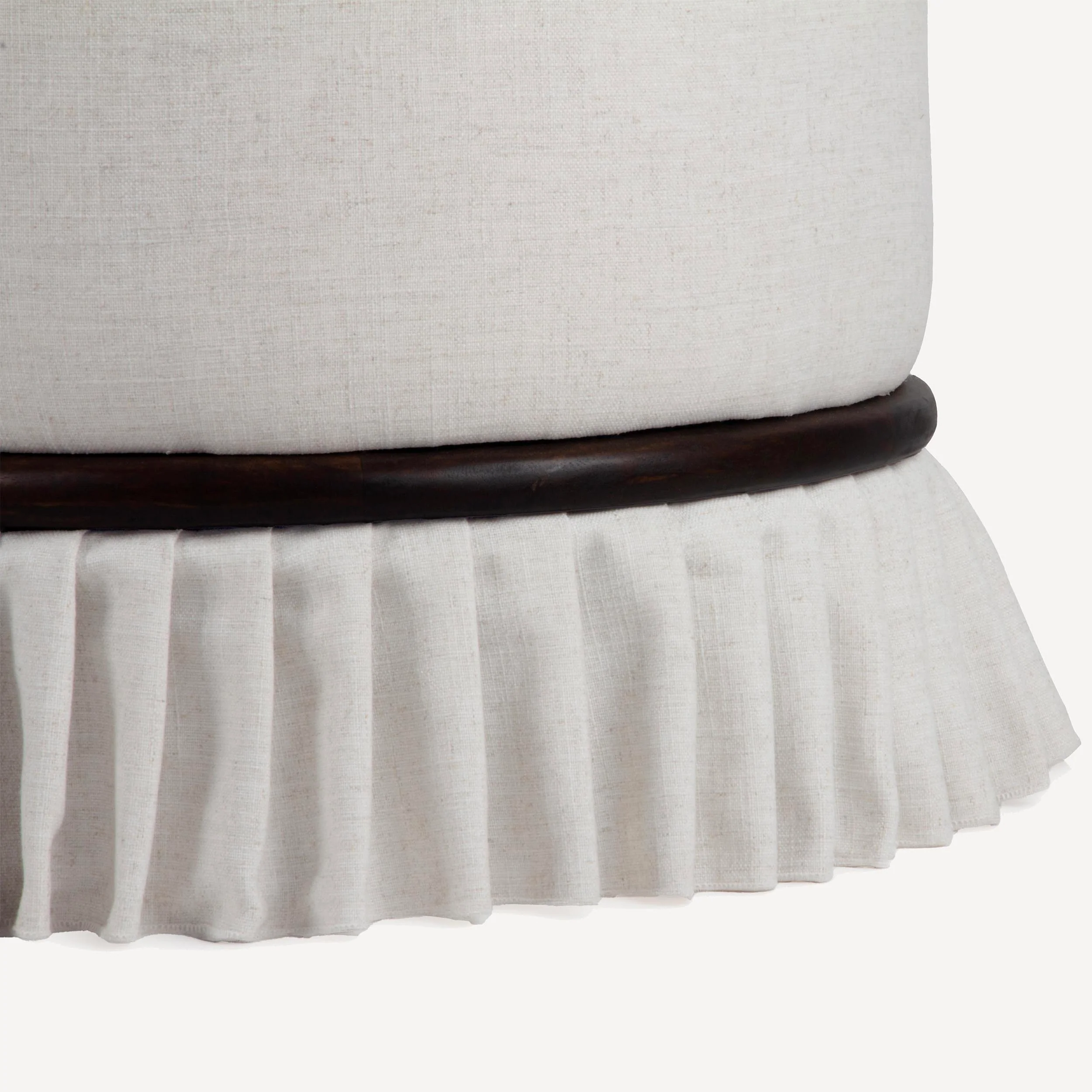 Carrie Ottoman, Porto Dark - Image 4