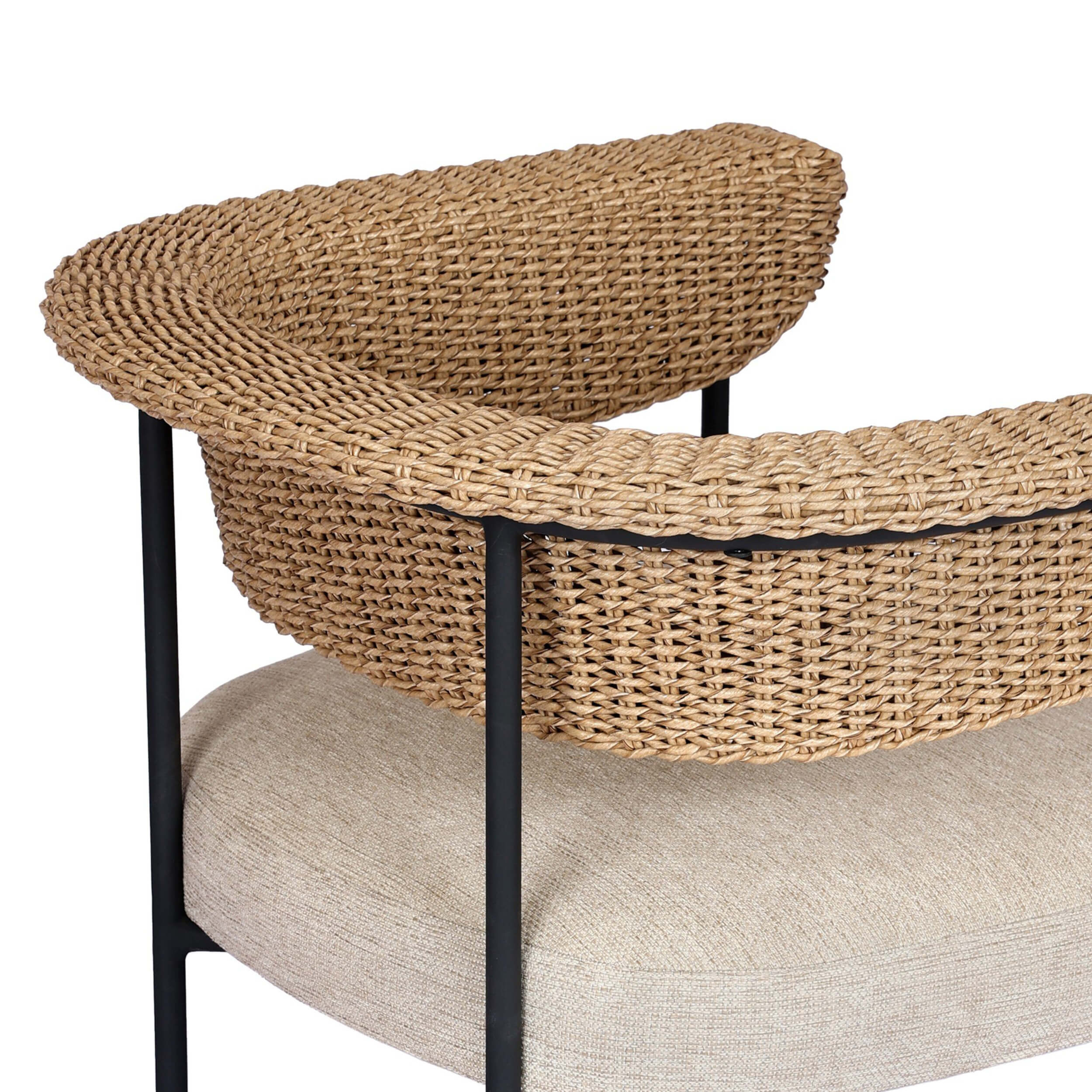 Carrie Outdoor Bar & Counter Stool, Ellor Beige by Four Hands - Image 5